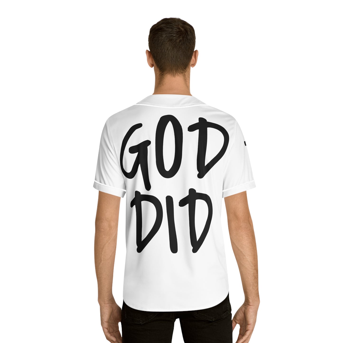GOD DID - Men's Baseball Jersey