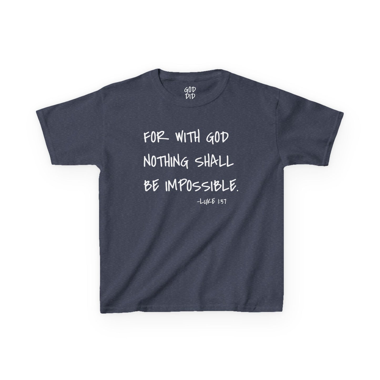 GOD DID - Kids Heavy T-Shirt