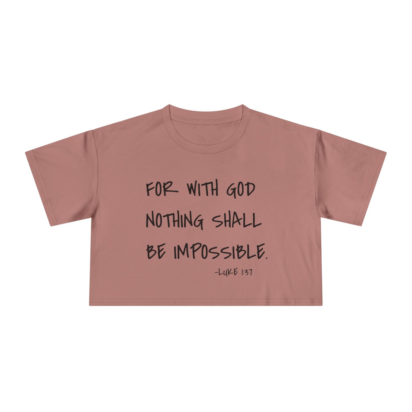 GOD DID - Women's Crop Tee