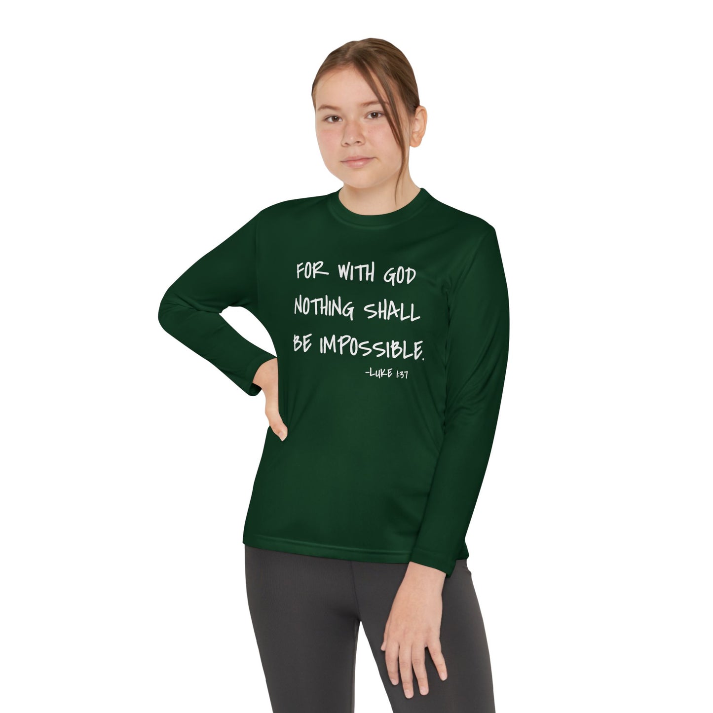 GOD DID - Youth Long Sleeve T-Shirt