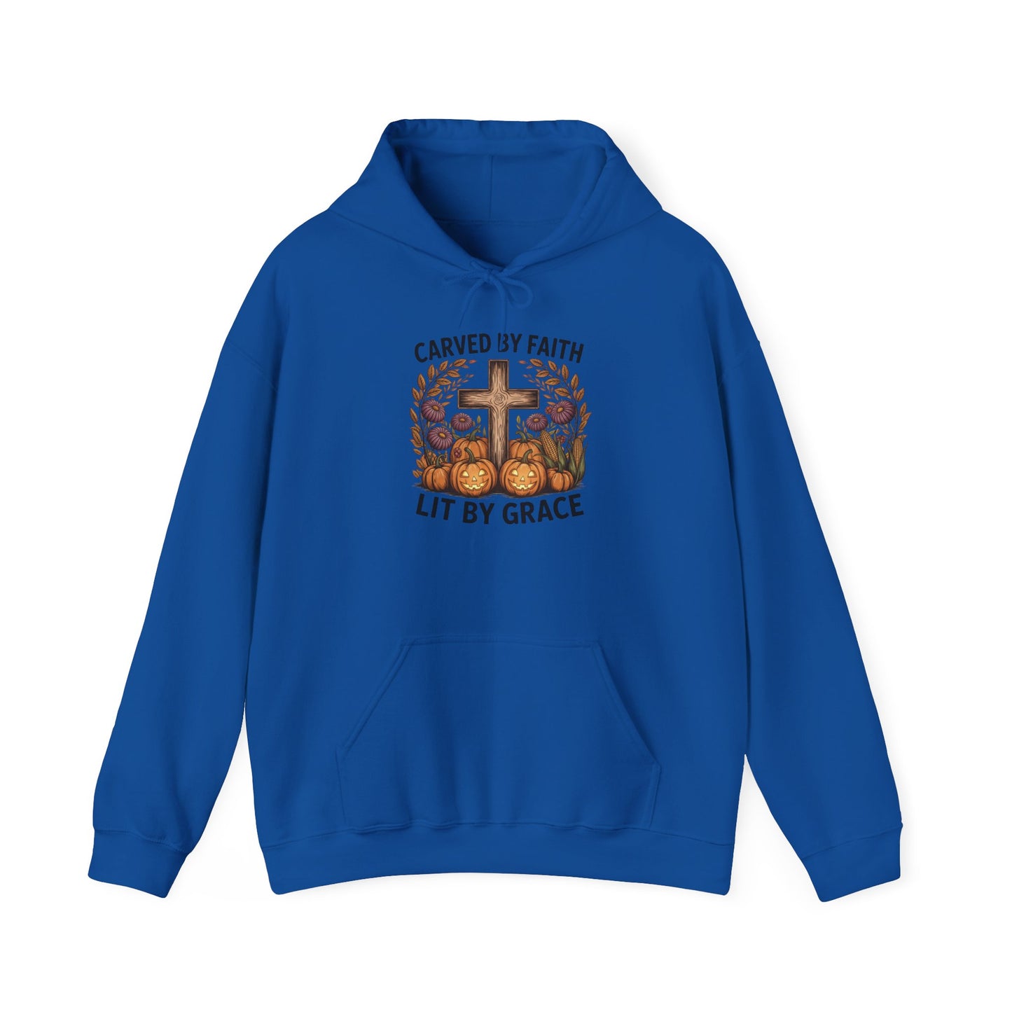 Carved by Faith Lit by Grace Shirt - Faith-Inspired Fall Hoodie