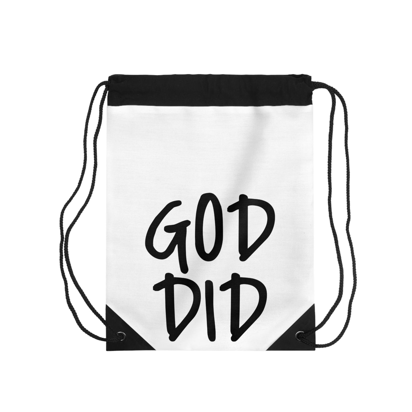 GOD DID - Drawstring Bag