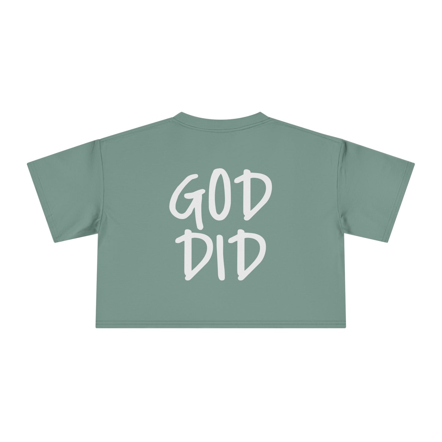 GOD DID - Women's Crop Tee
