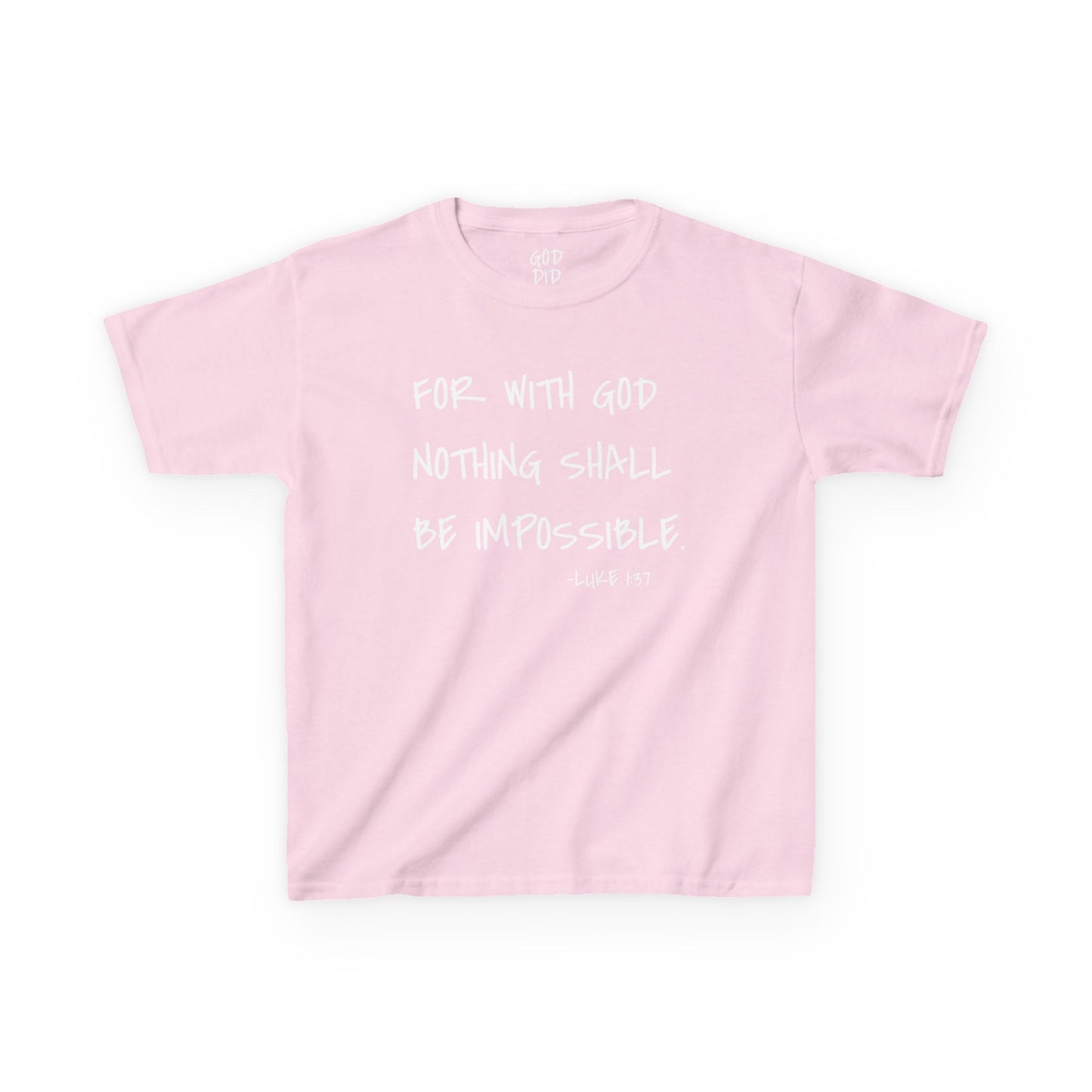 GOD DID - Kids Heavy T-Shirt