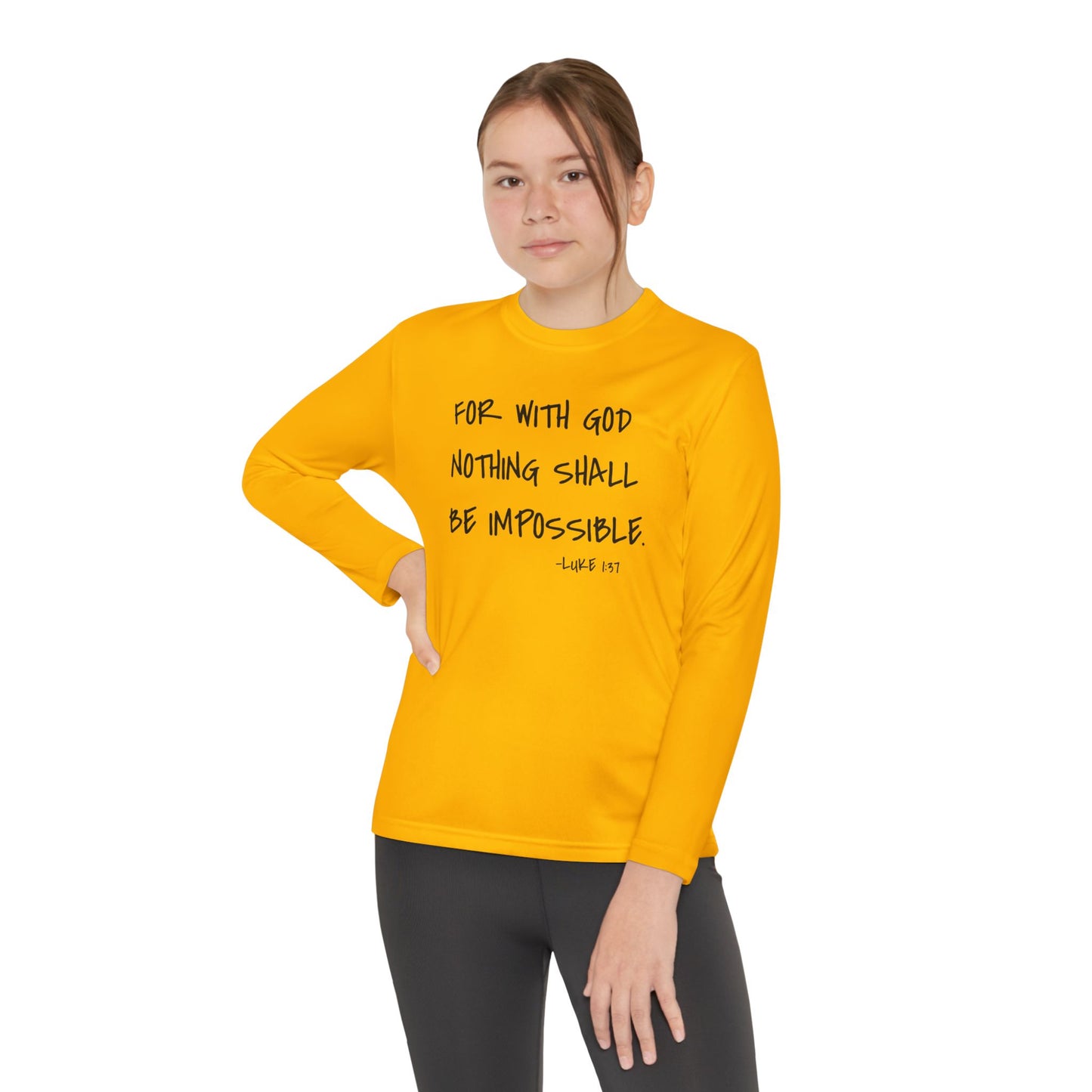 GOD DID - Youth Long Sleeve T-Shirt