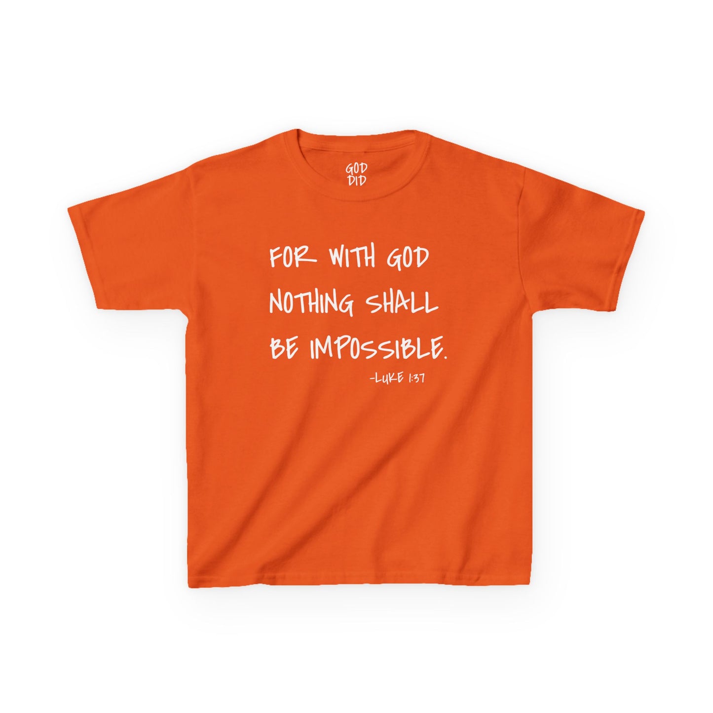 GOD DID - Kids Heavy T-Shirt