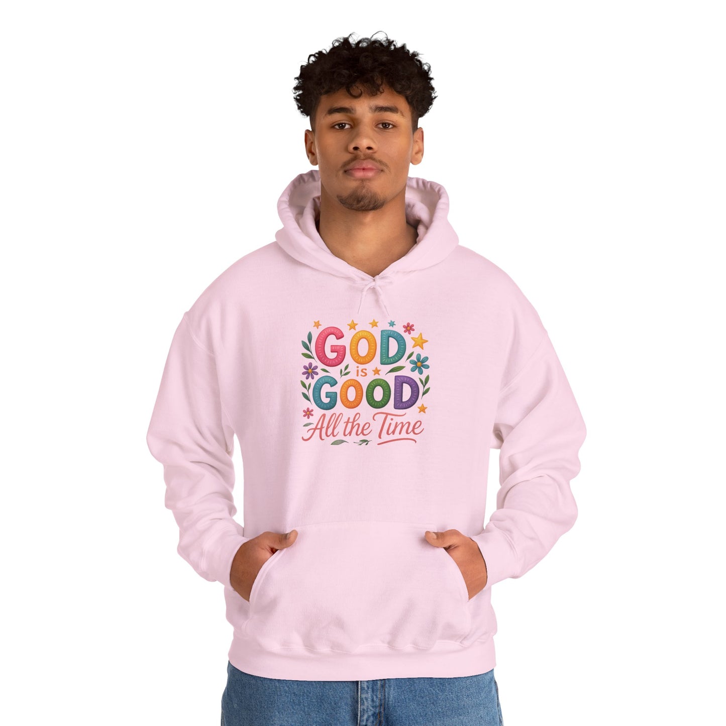 God is Good Heavy Blend Faith Based Hoodie
