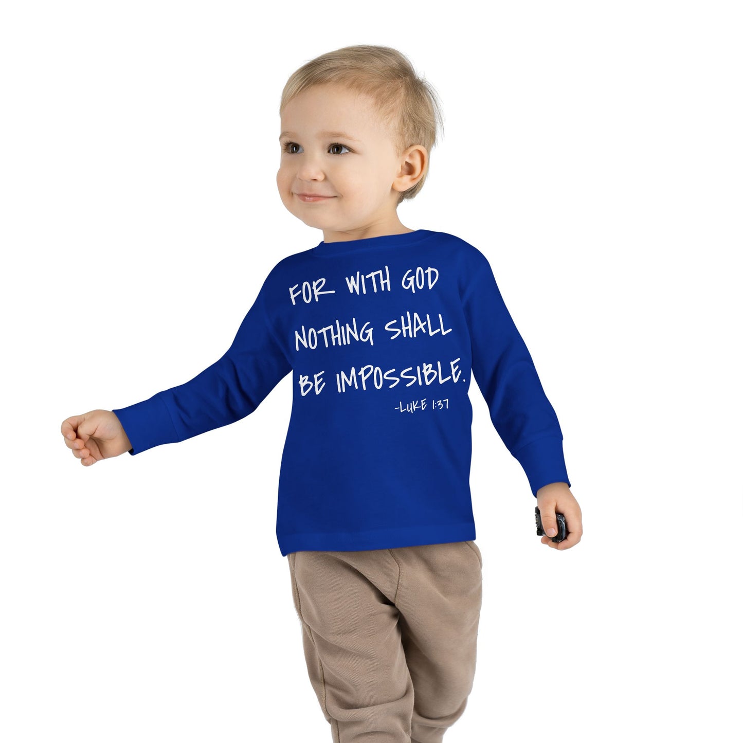 GOD DID - Toddler Long Sleeve T-Shirt