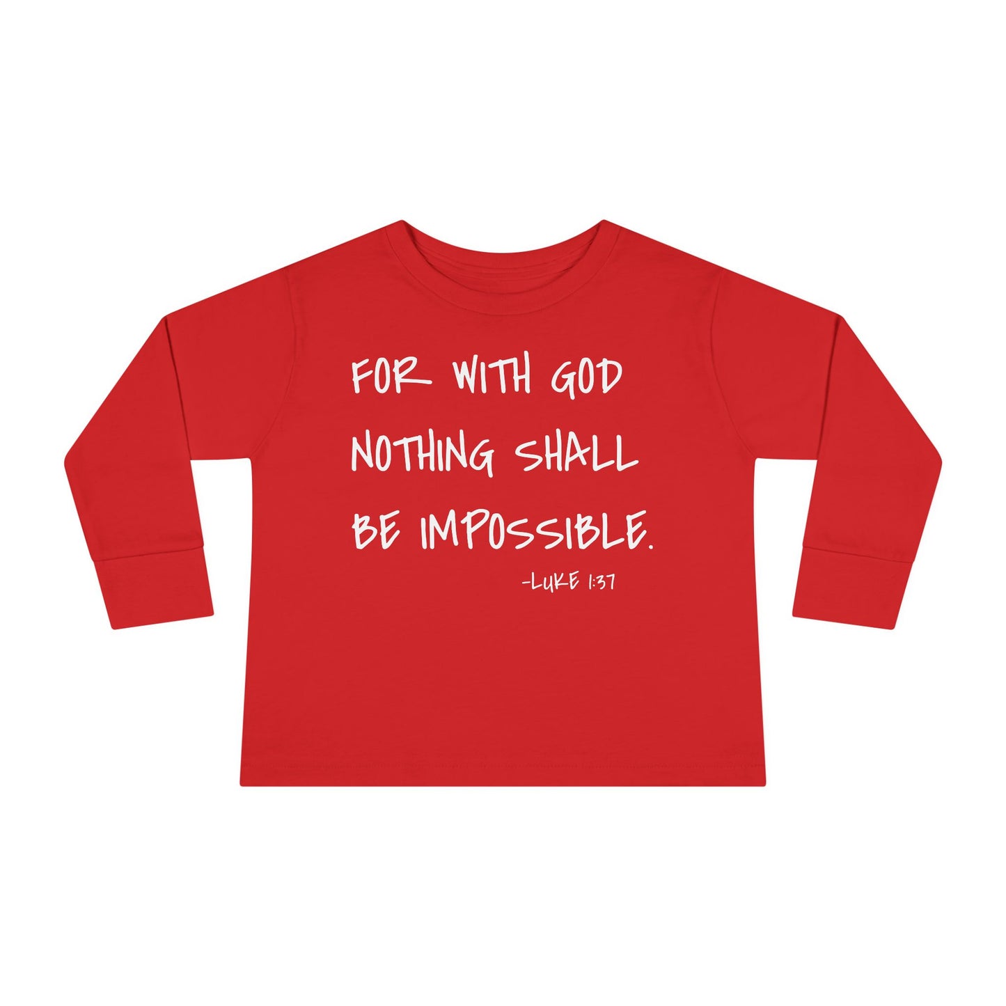 GOD DID - Toddler Long Sleeve T-Shirt