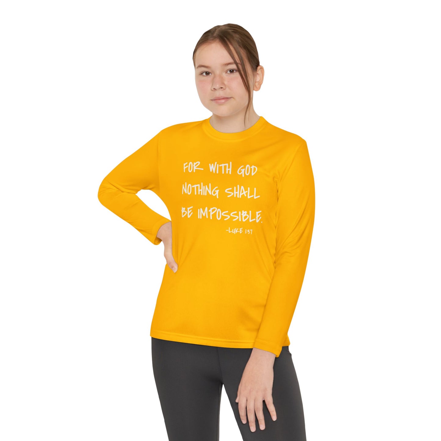 GOD DID - Youth Long Sleeve T-Shirt