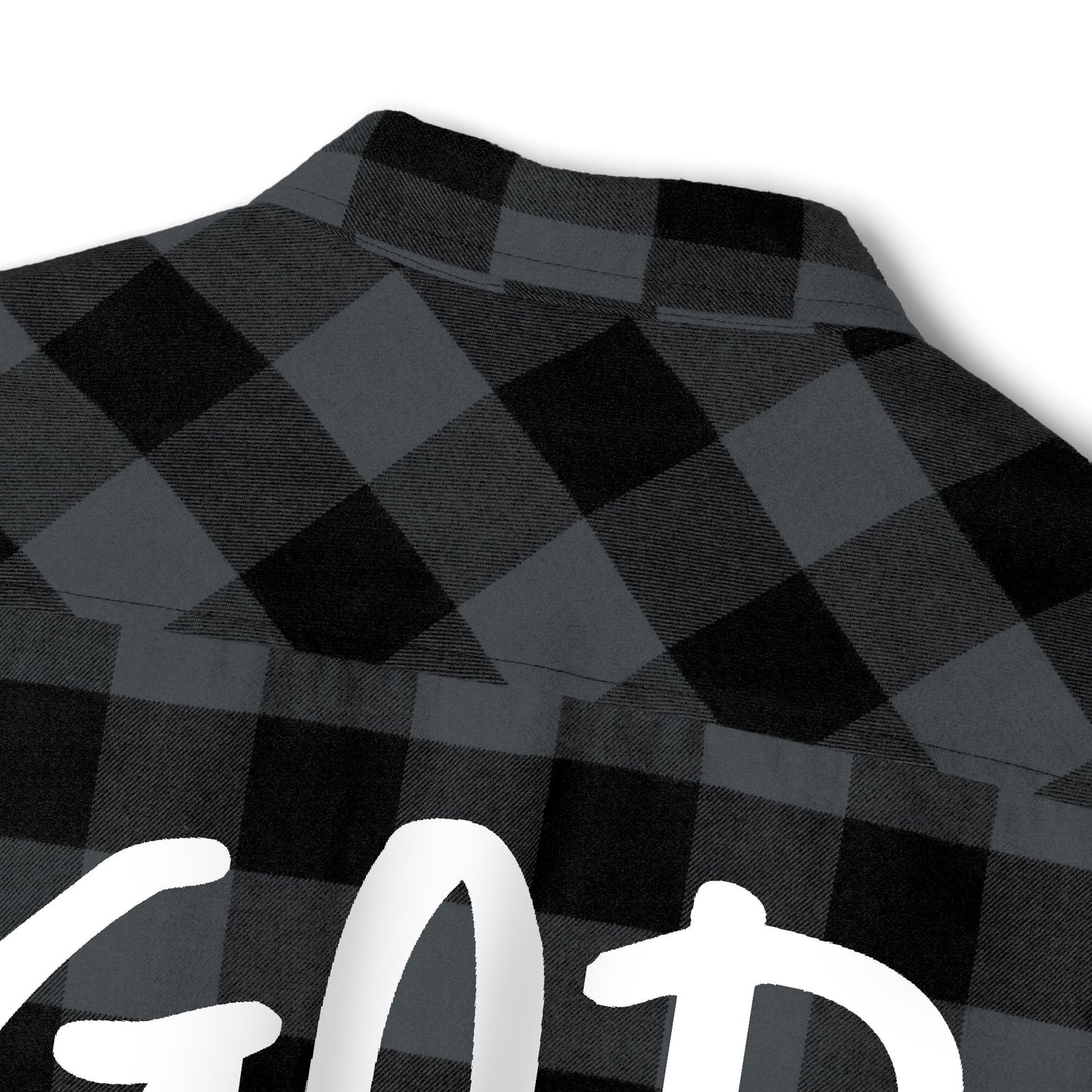 GOD DID - Flannel Faith Based Shirt