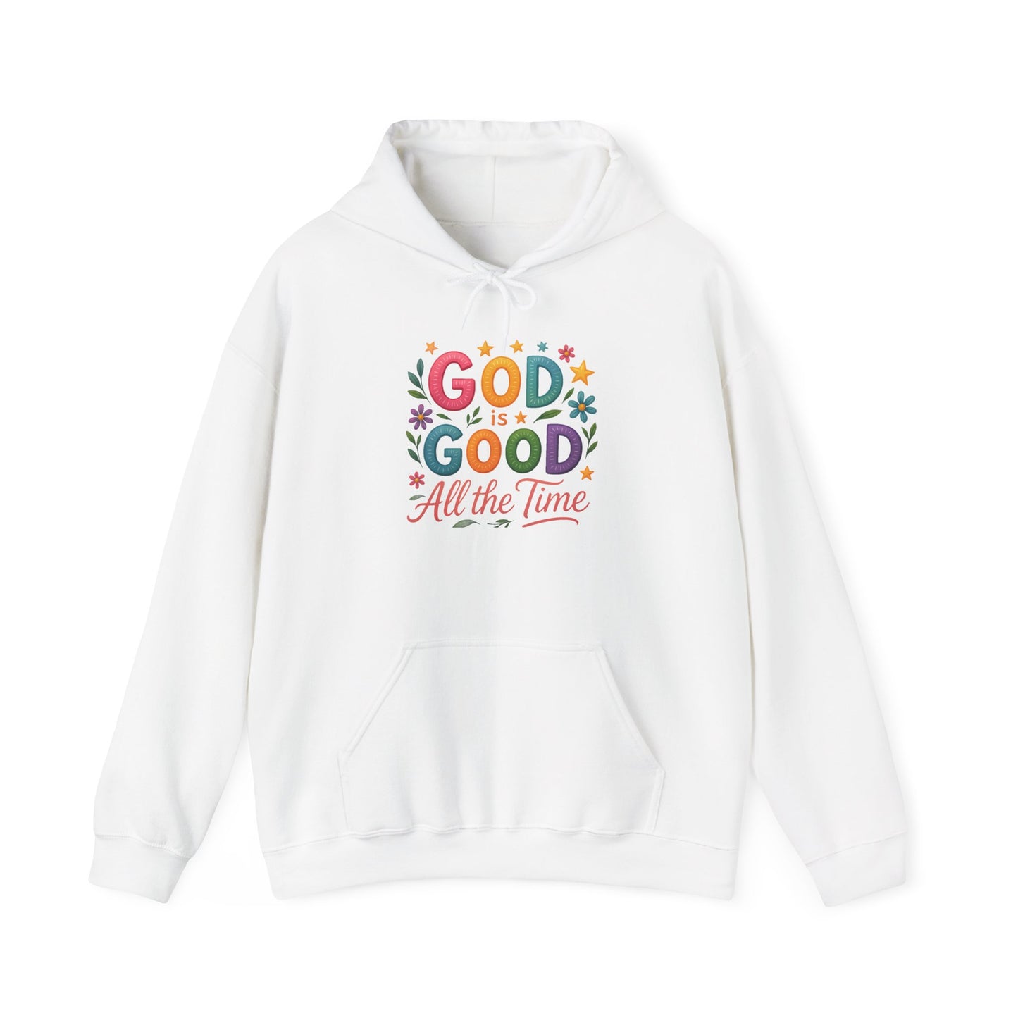 God is Good Heavy Blend Faith Based Hoodie