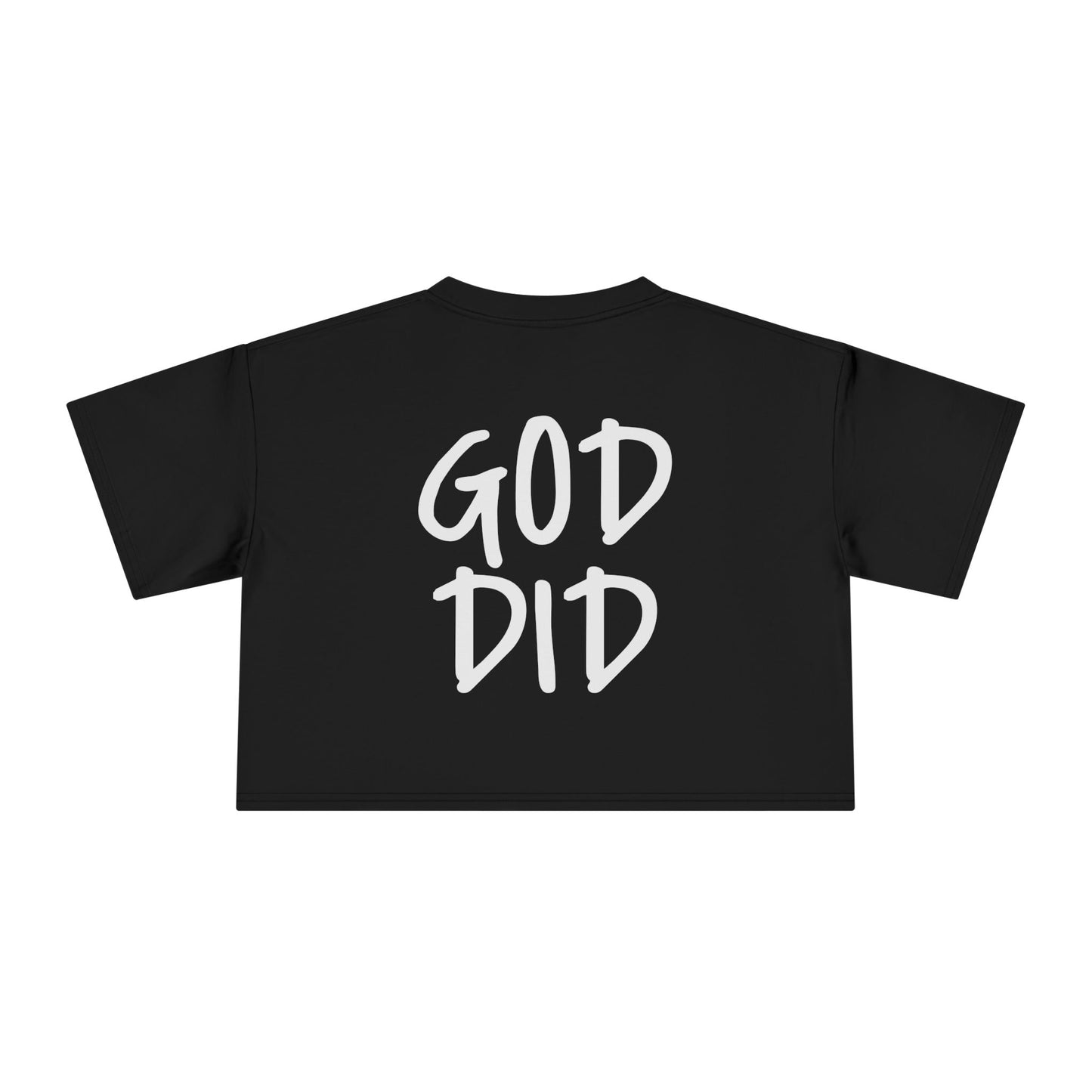 GOD DID - Women's Crop Tee