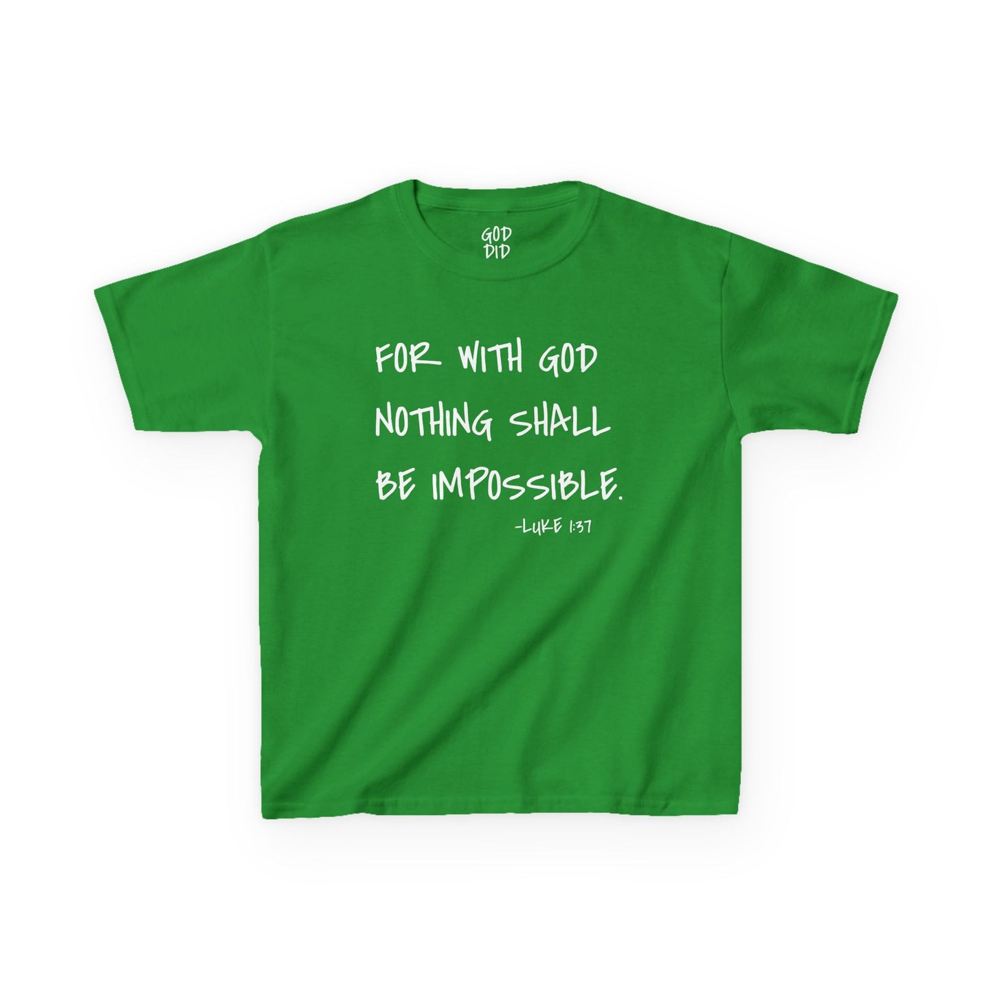 GOD DID - Kids Heavy T-Shirt
