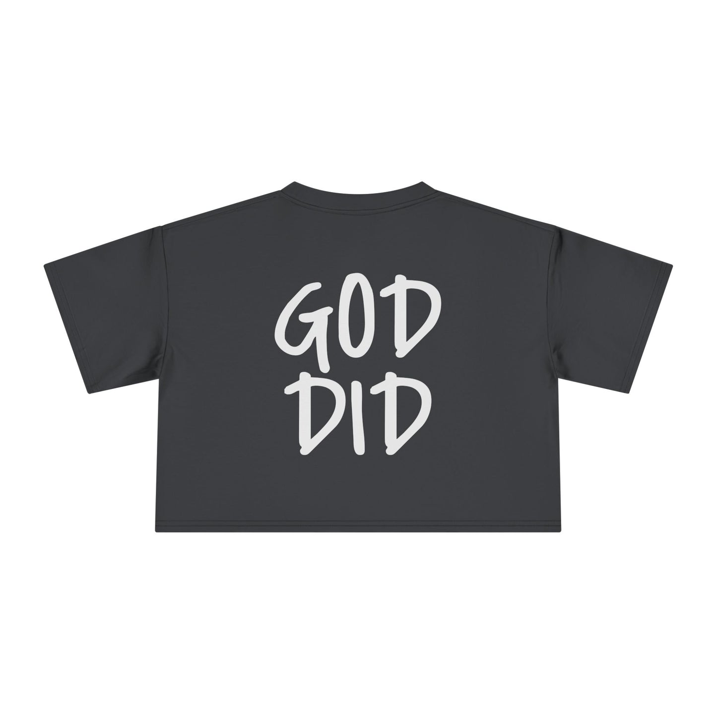 GOD DID - Women's Crop Tee