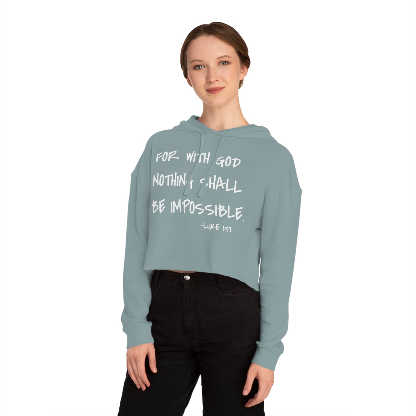 GOD DID - Women’s Cropped Hoodie