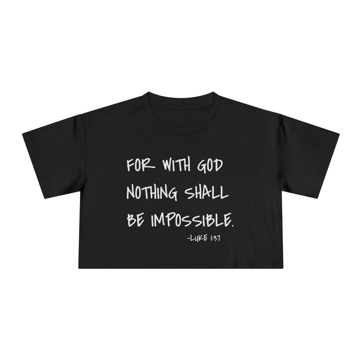 GOD DID - Women's Crop Tee