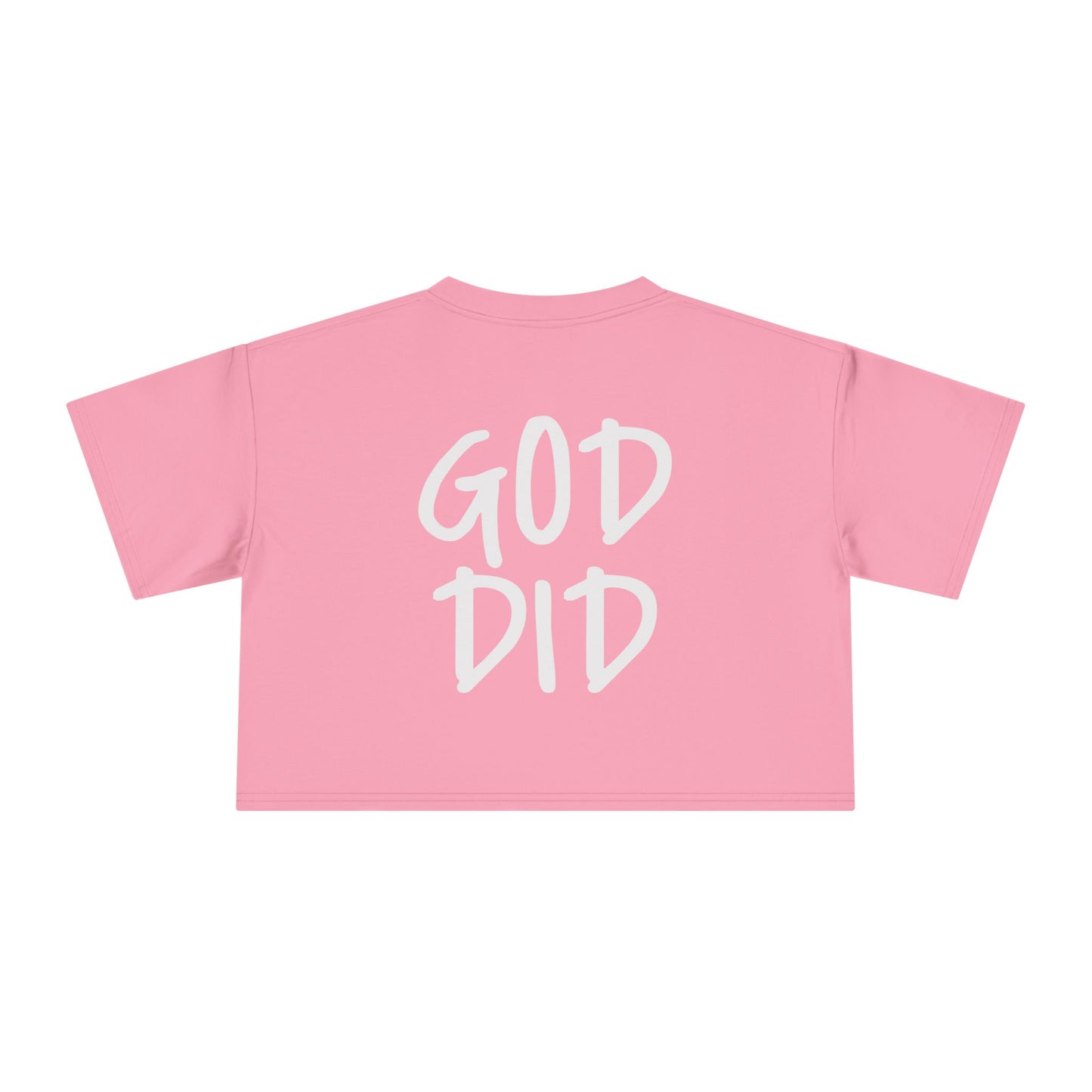 GOD DID - Women's Crop Tee