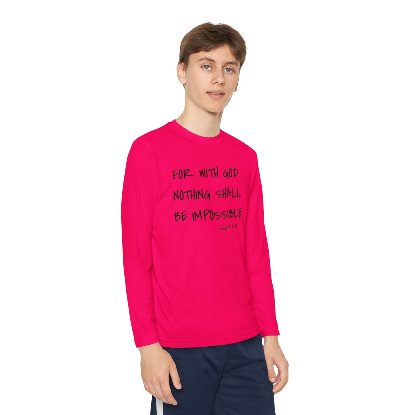 GOD DID - Youth Long Sleeve T-Shirt