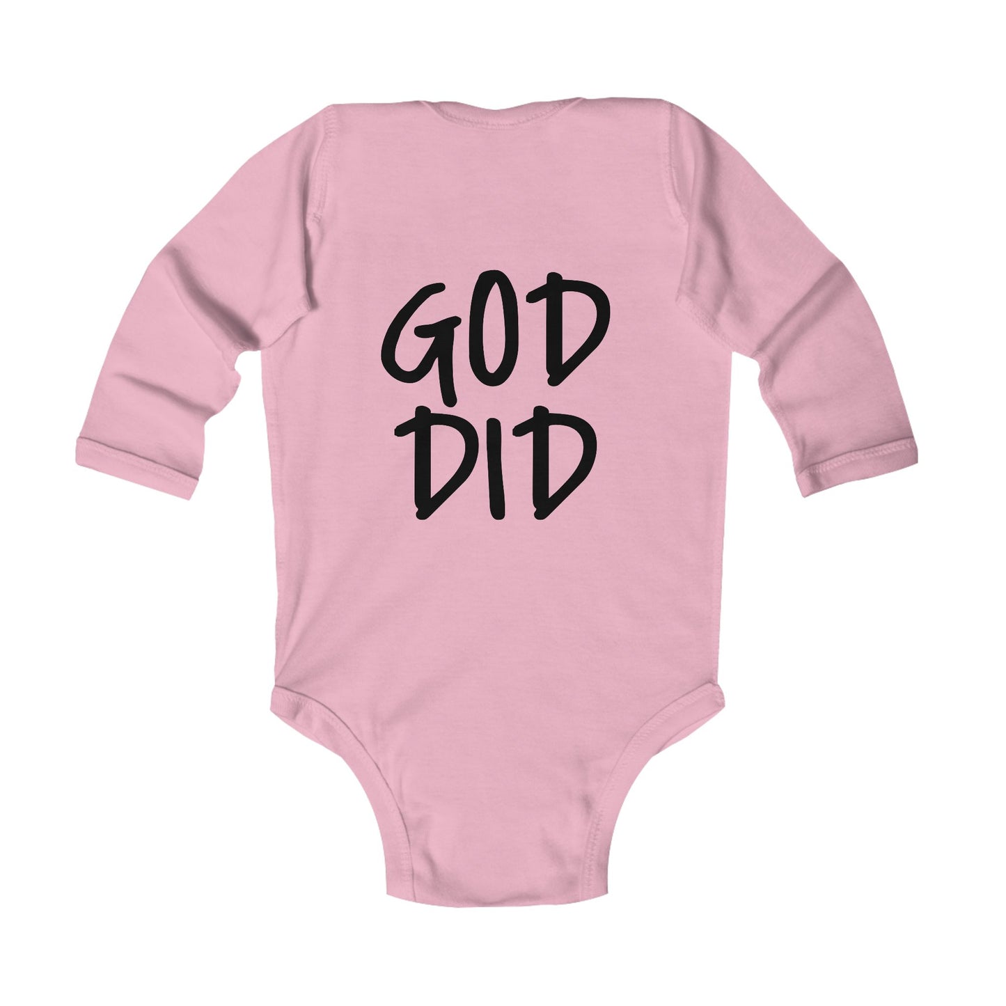 GOD DID - Infant Long Sleeve Onesie