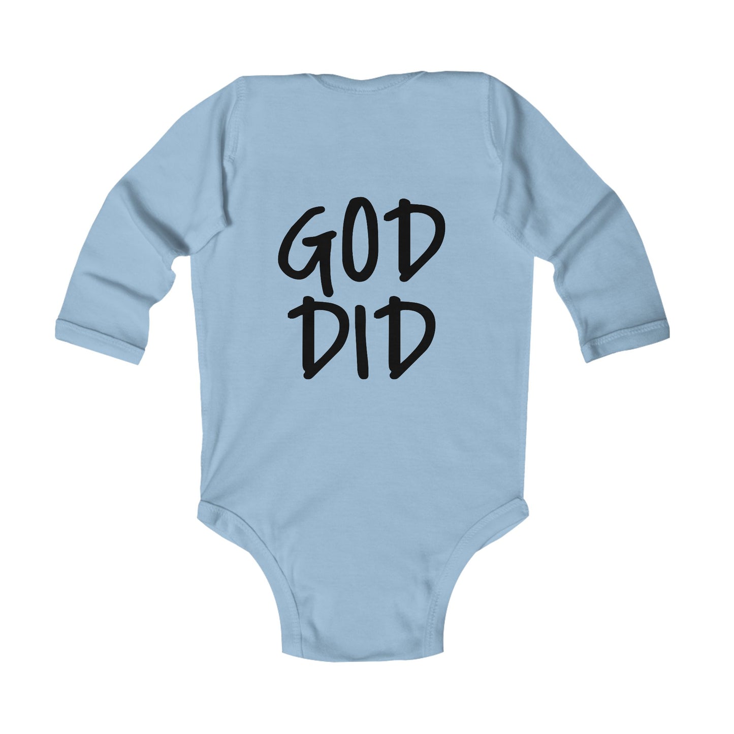 GOD DID - Infant Long Sleeve Onesie
