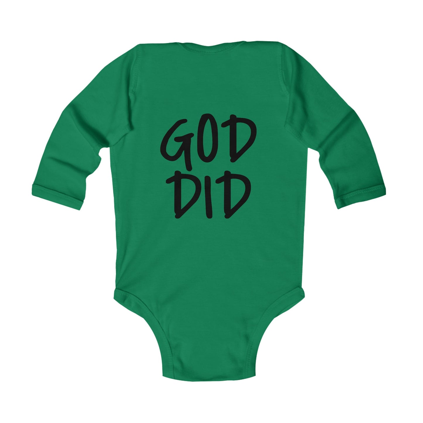 GOD DID - Infant Long Sleeve Onesie