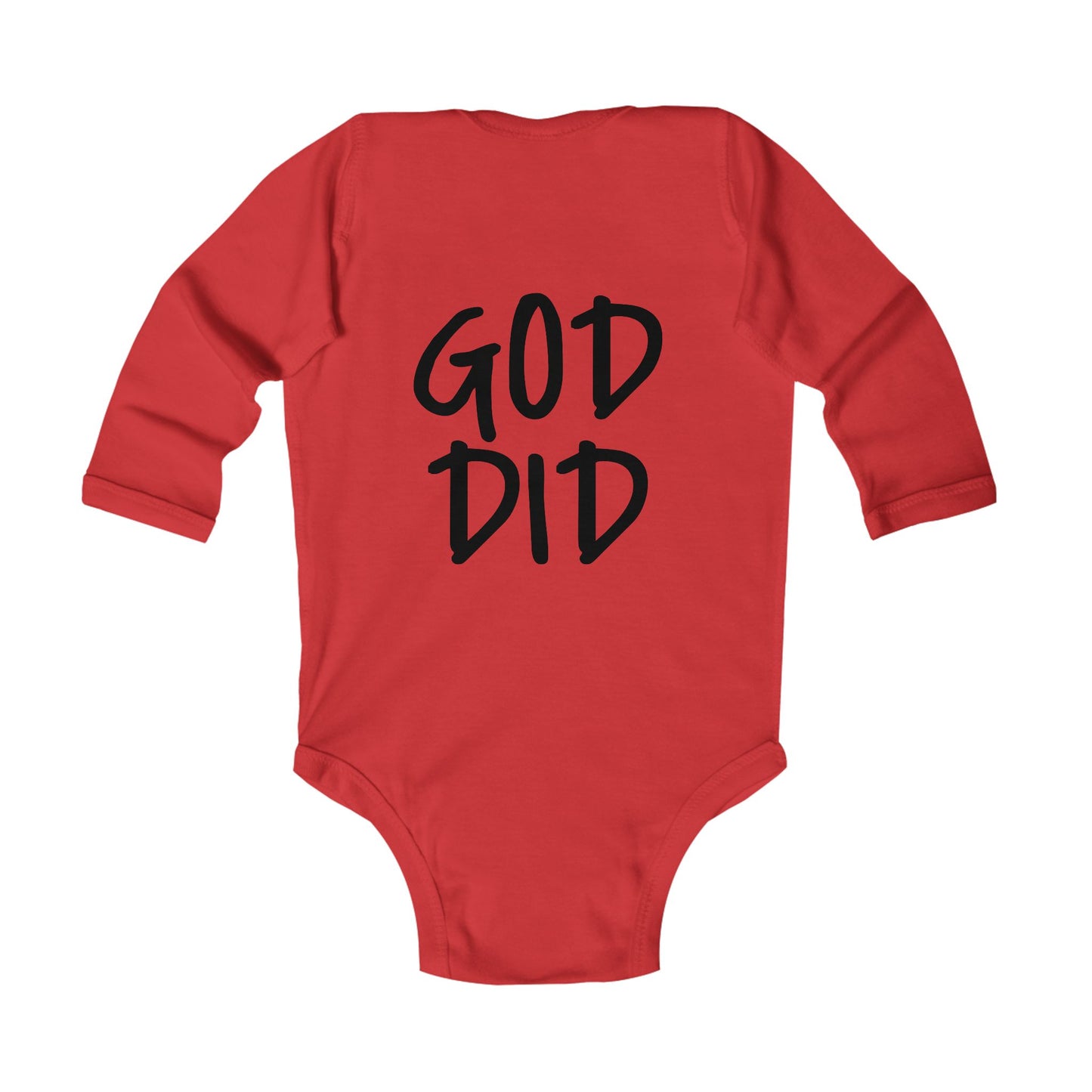 GOD DID - Infant Long Sleeve Onesie