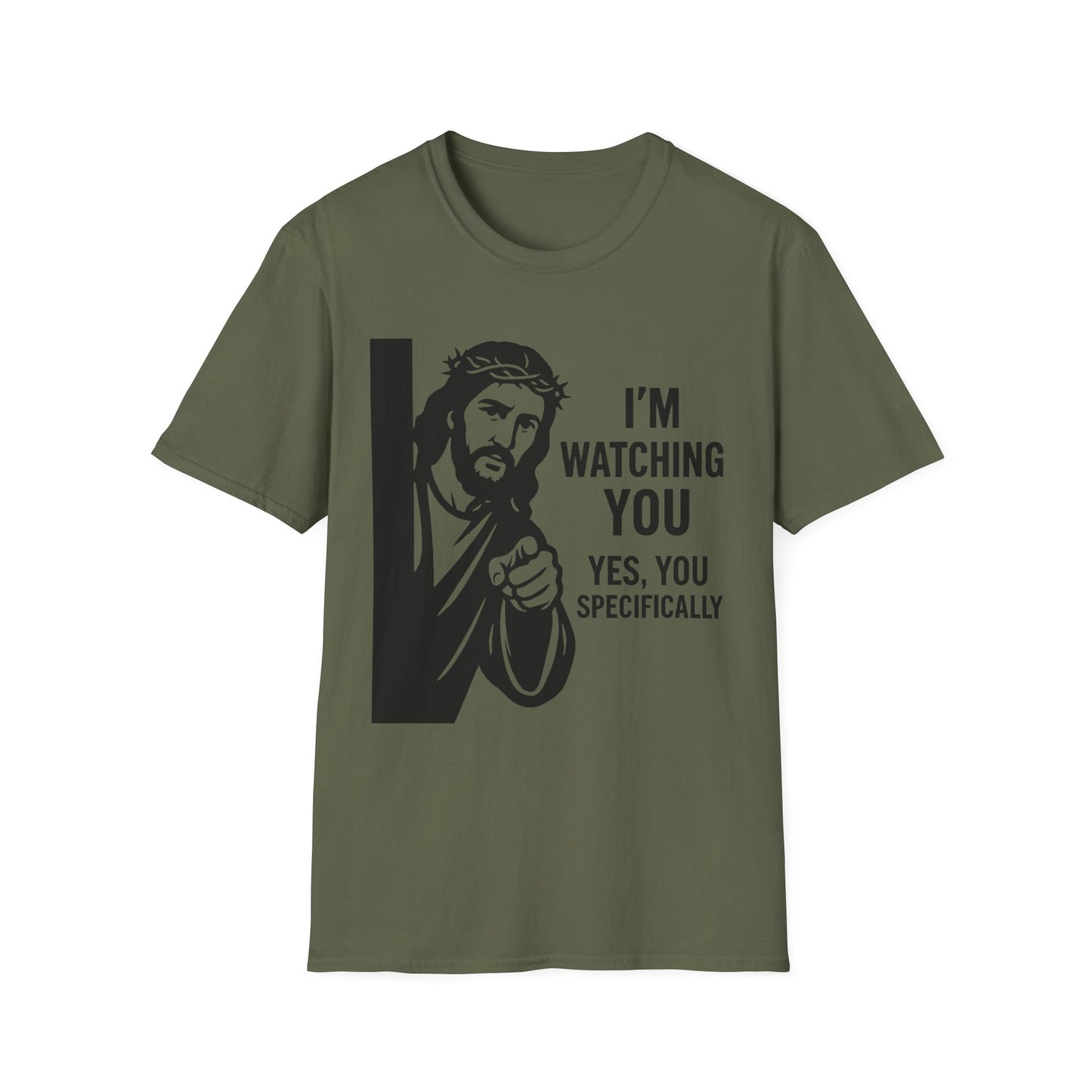 Jesus "I'm Watching You" T-Shirt, Funny Gift for Friends