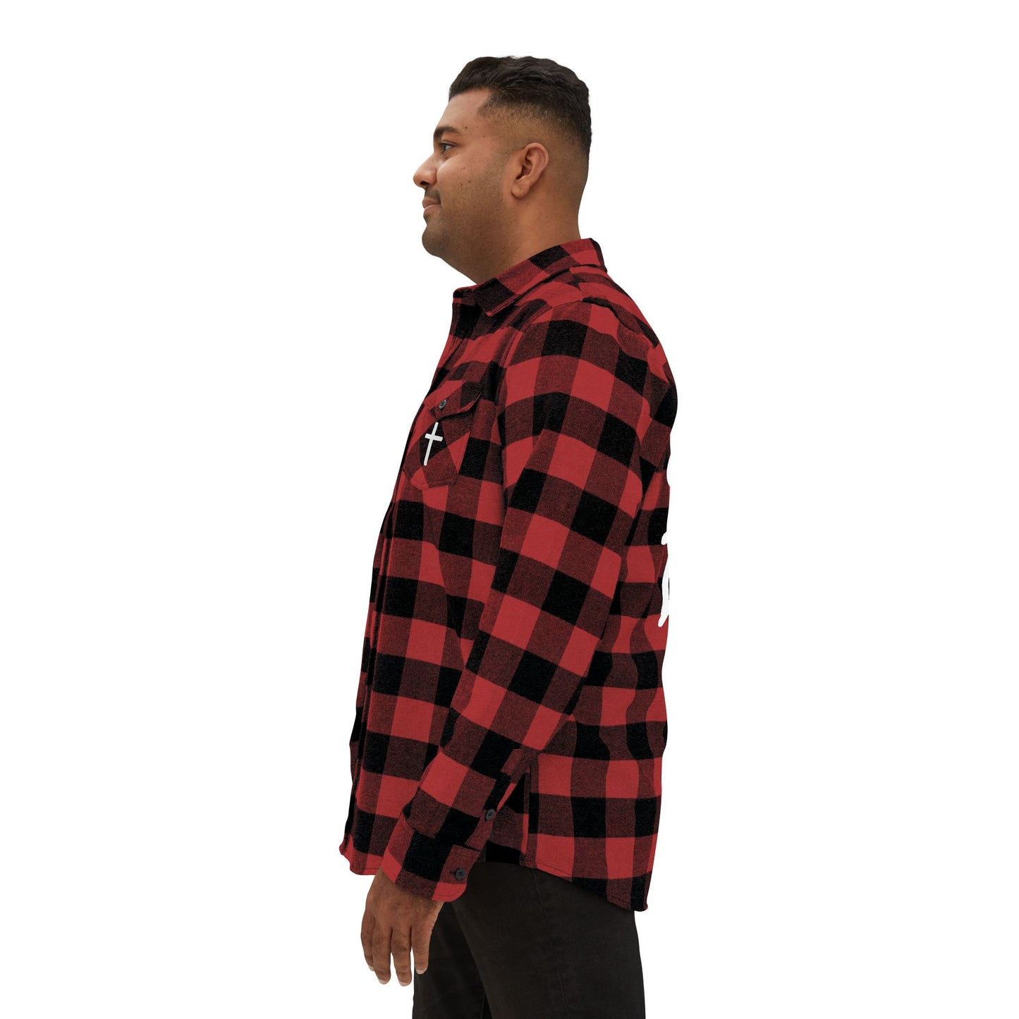 GOD DID - Flannel Faith Based Shirt