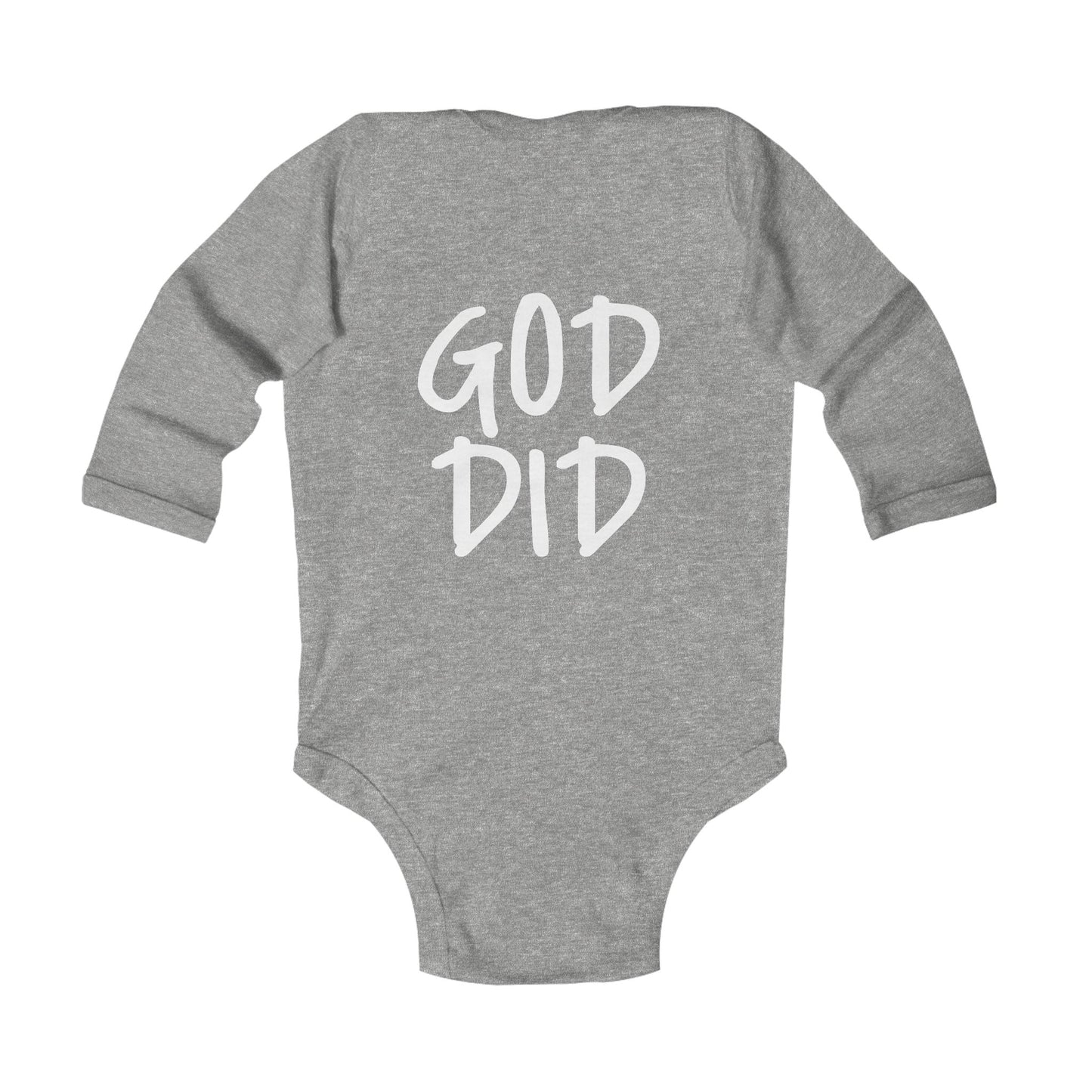 GOD DID - Infant Long Sleeve Onesie