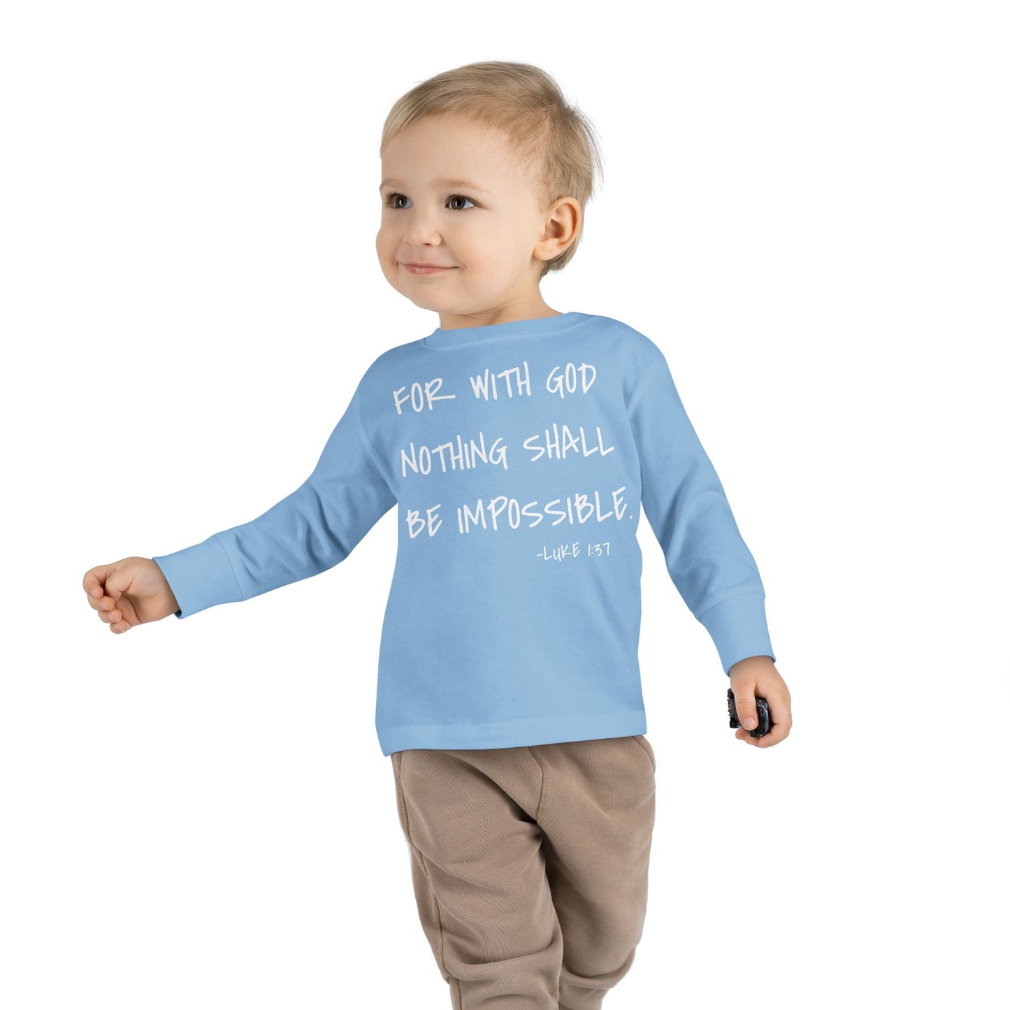 GOD DID - Toddler Long Sleeve T-Shirt