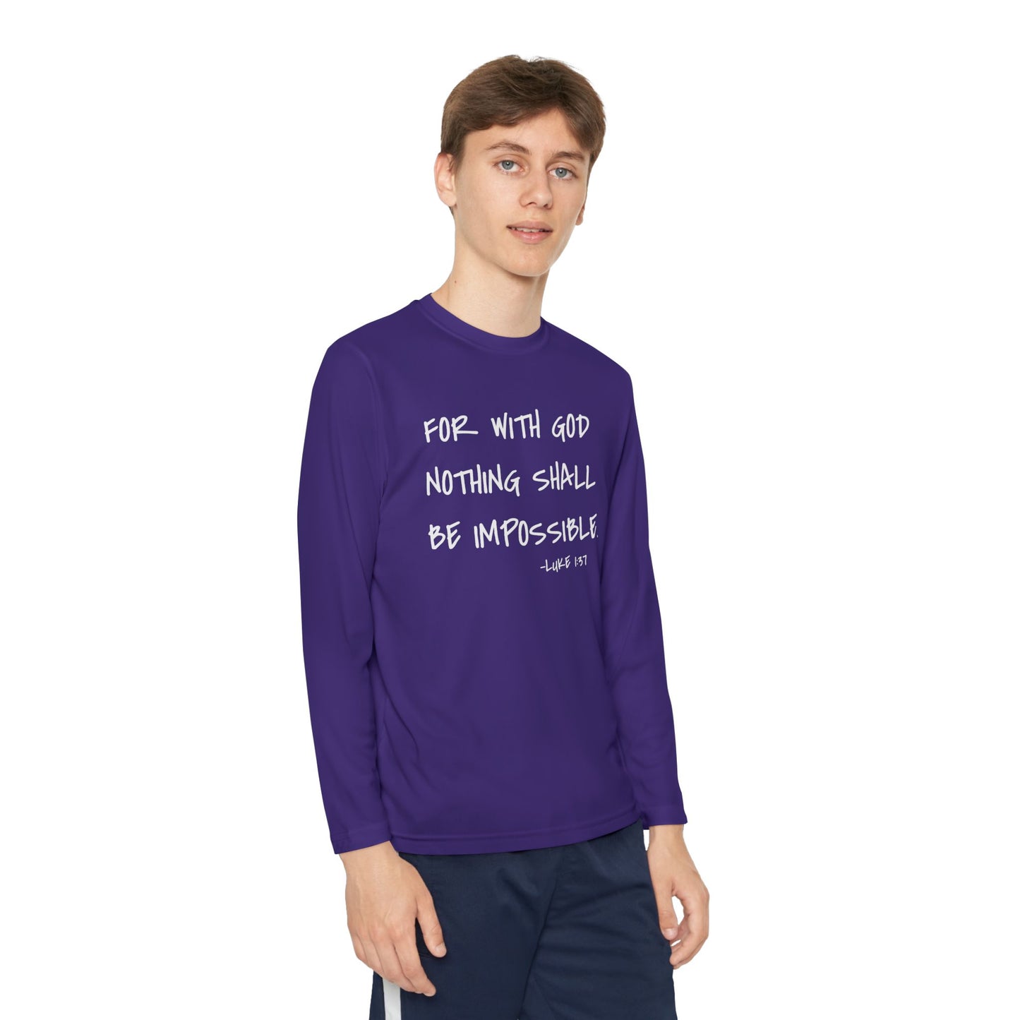 GOD DID - Youth Long Sleeve T-Shirt