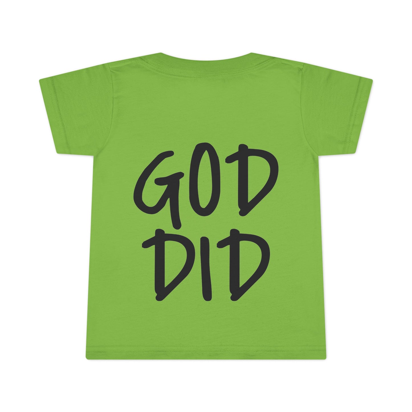 GOD DID - Faith Inspired Toddler T-shirt