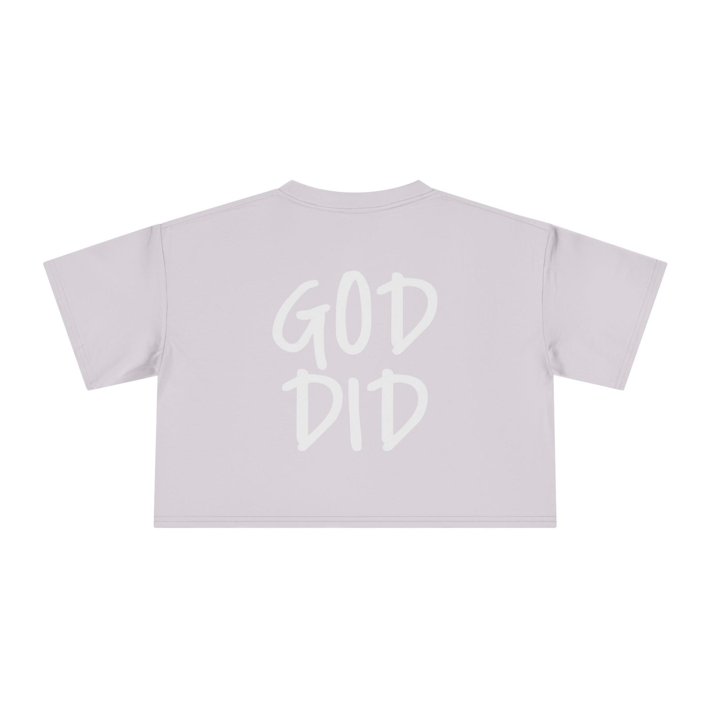 GOD DID - Women's Crop Tee