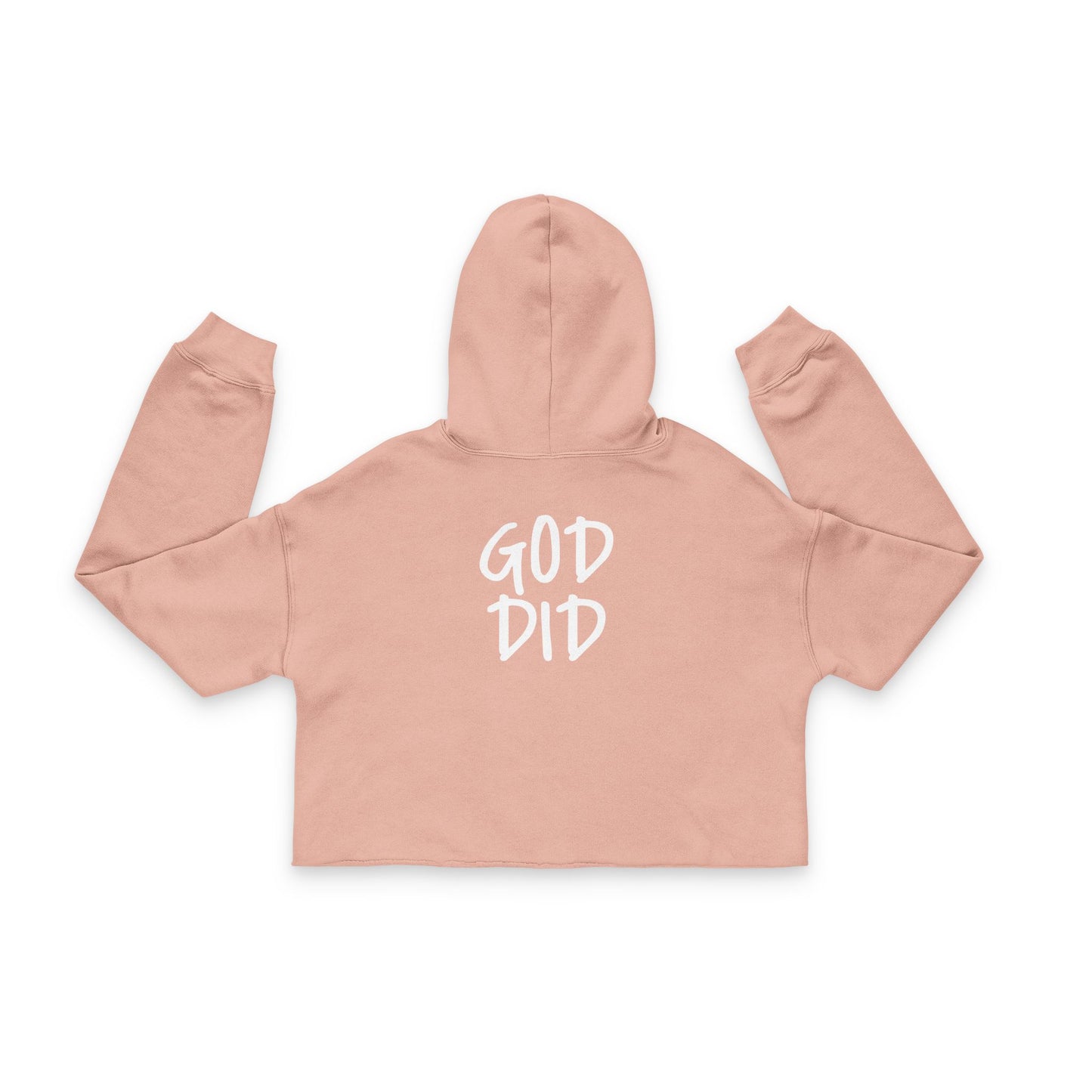 GOD DID - Women's Cropped Hoodie
