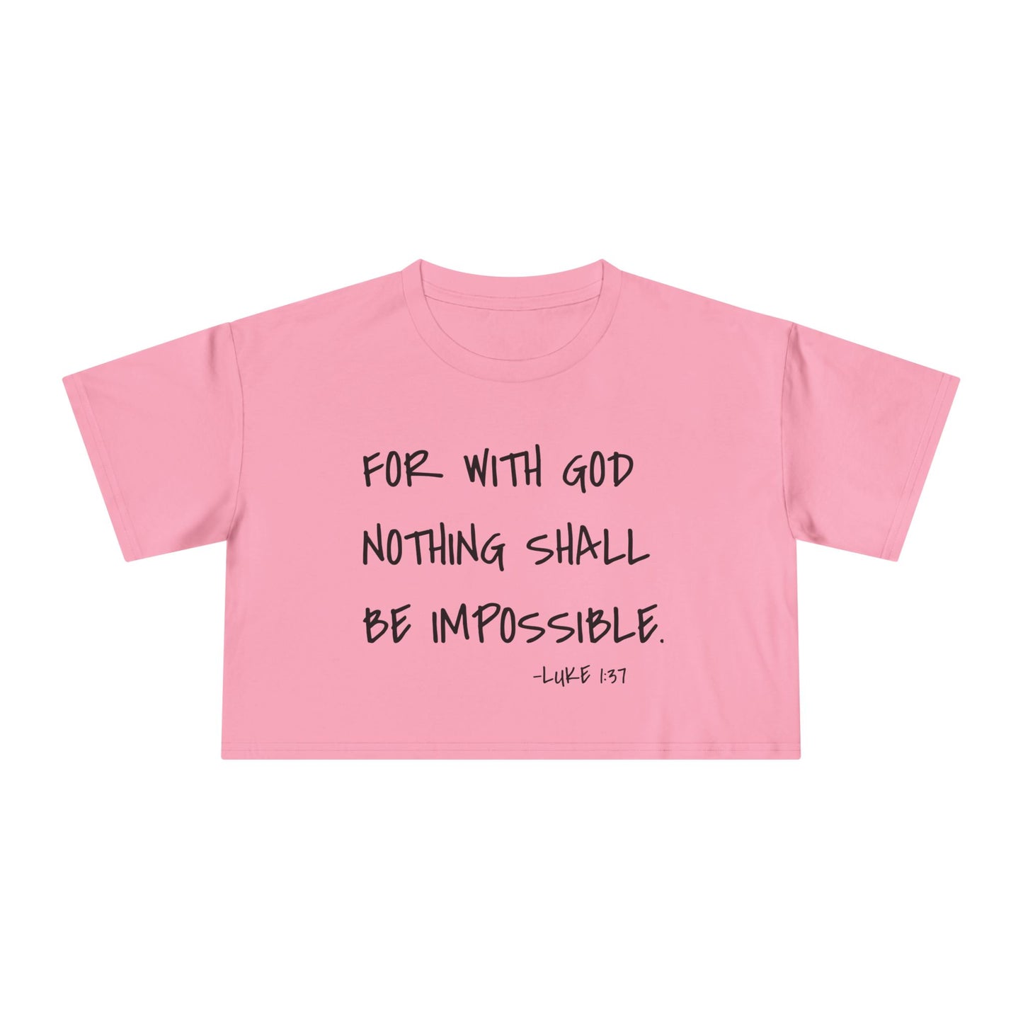 GOD DID - Women's Crop Tee