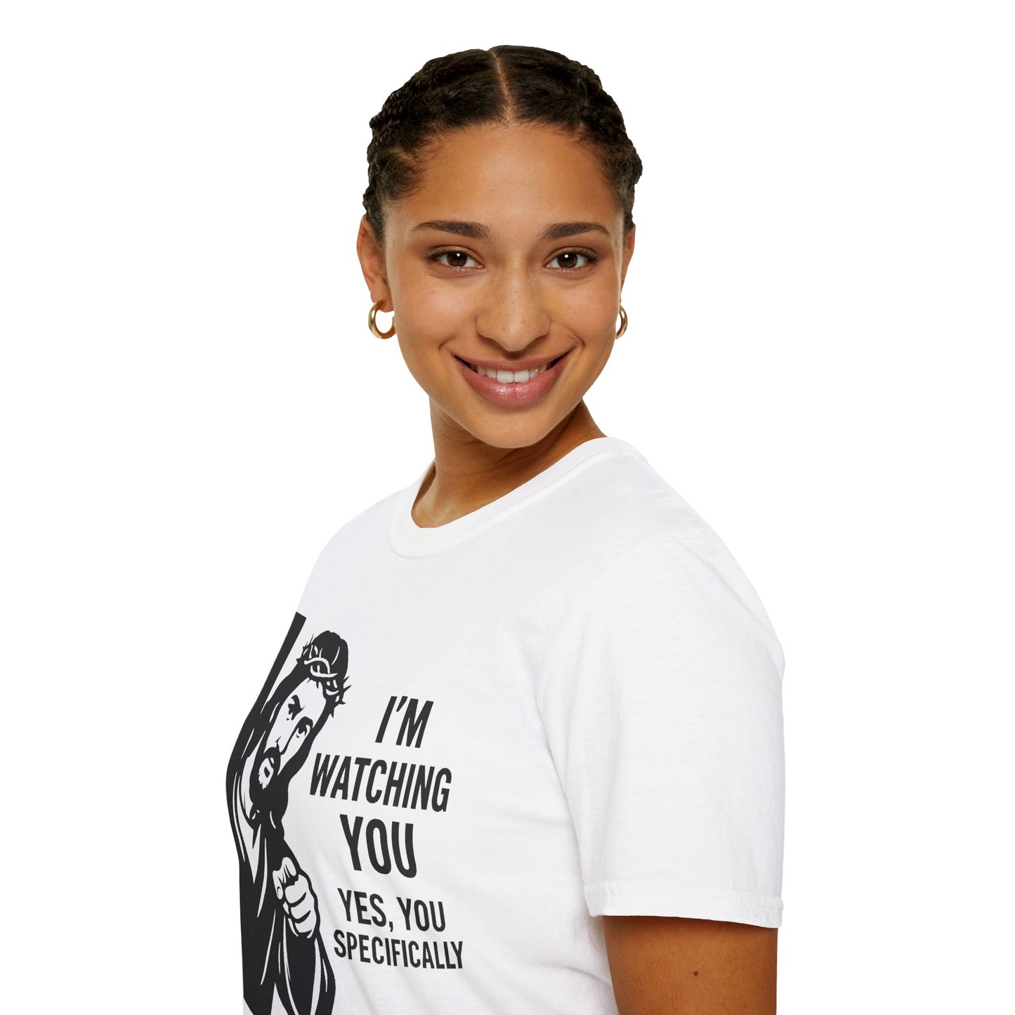 Jesus "I'm Watching You" T-Shirt, Funny Gift for Friends