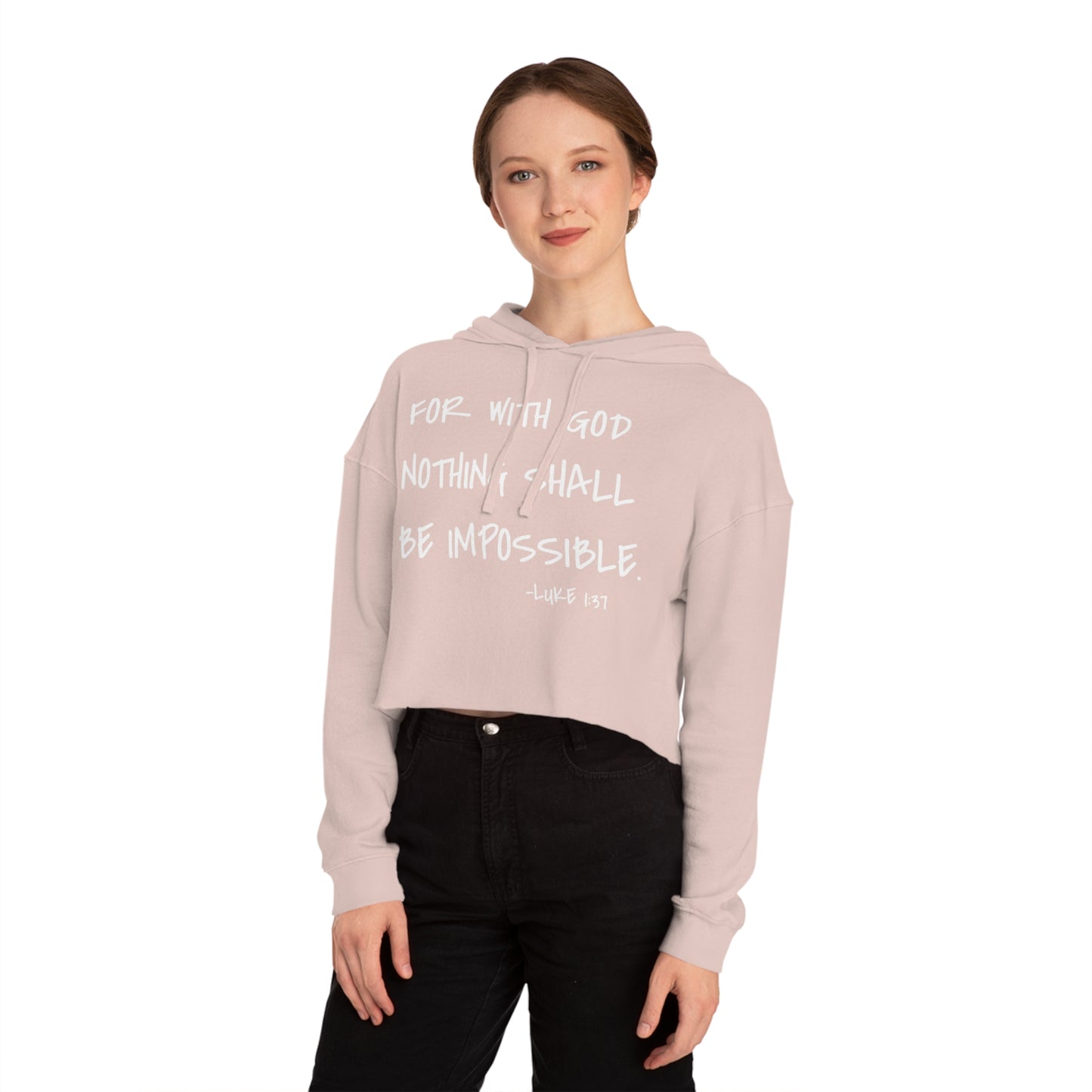 GOD DID - Women’s Cropped Hoodie