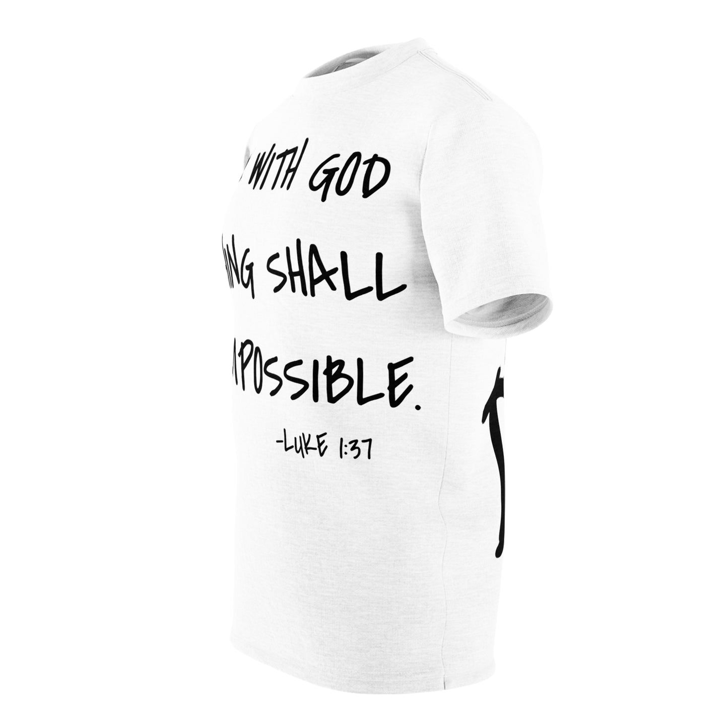 GOD DID - Large Print Faith Based Statement T-Shirt