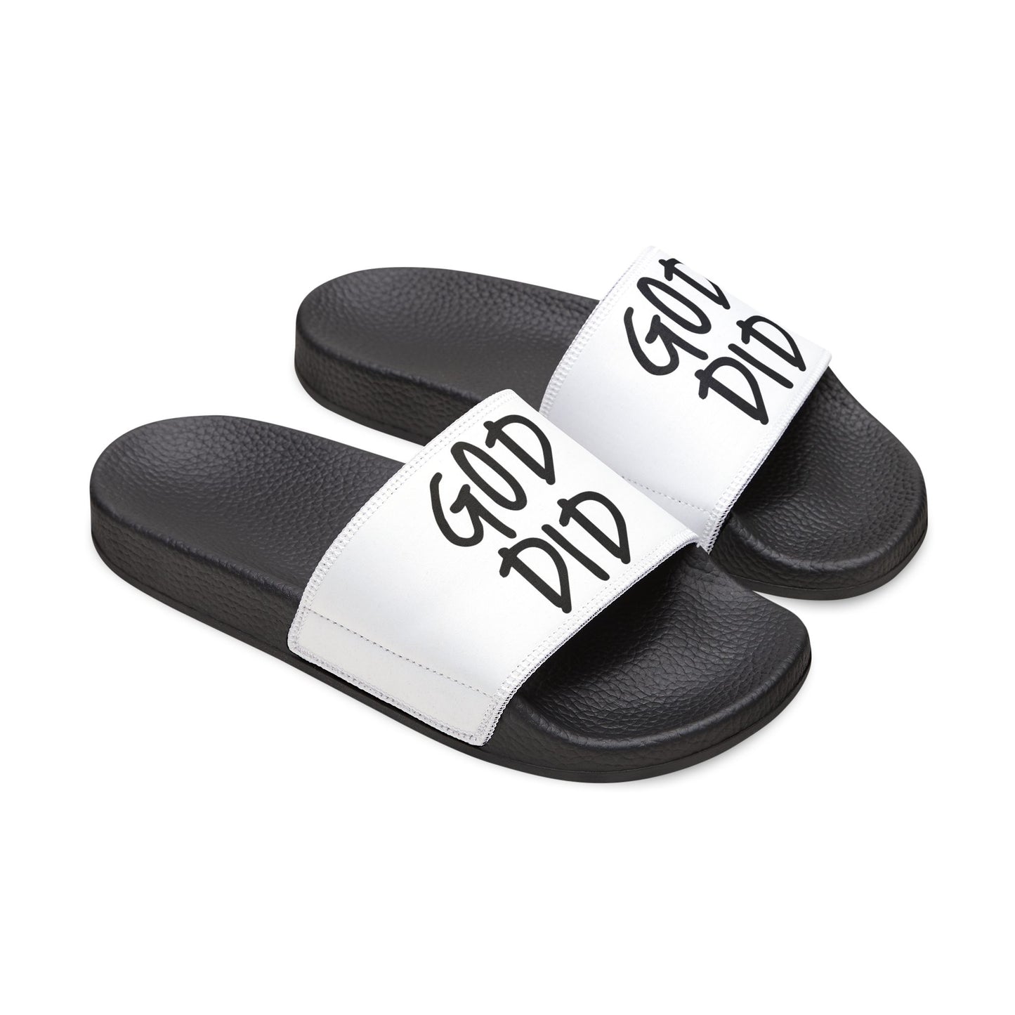 GOD DID - Women's Removable-Strap Sandals