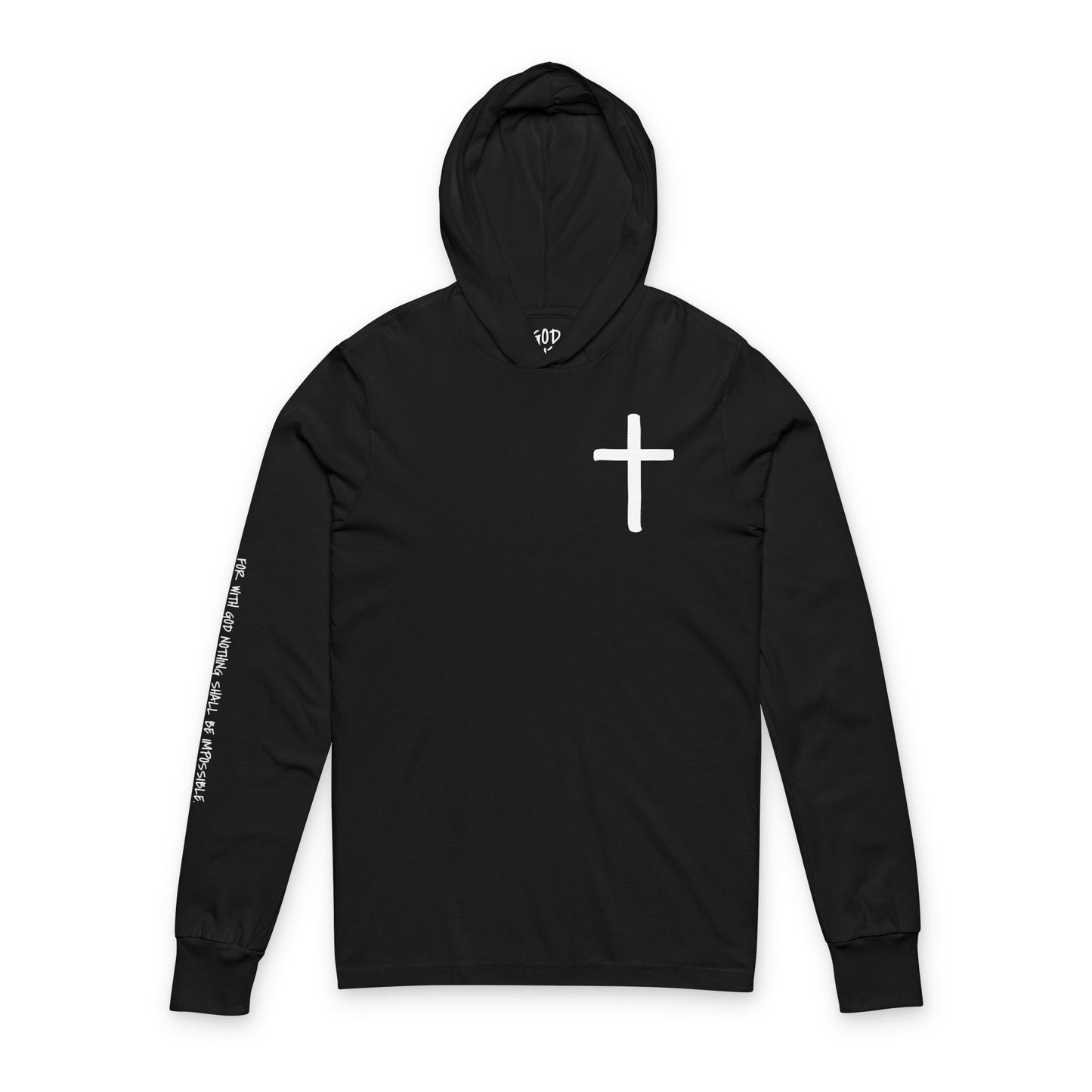 GOD DID - Unisex Hooded Long Sleeve T-Shirt