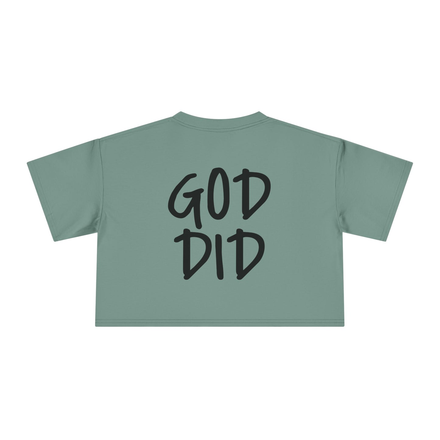 GOD DID - Women's Crop Tee
