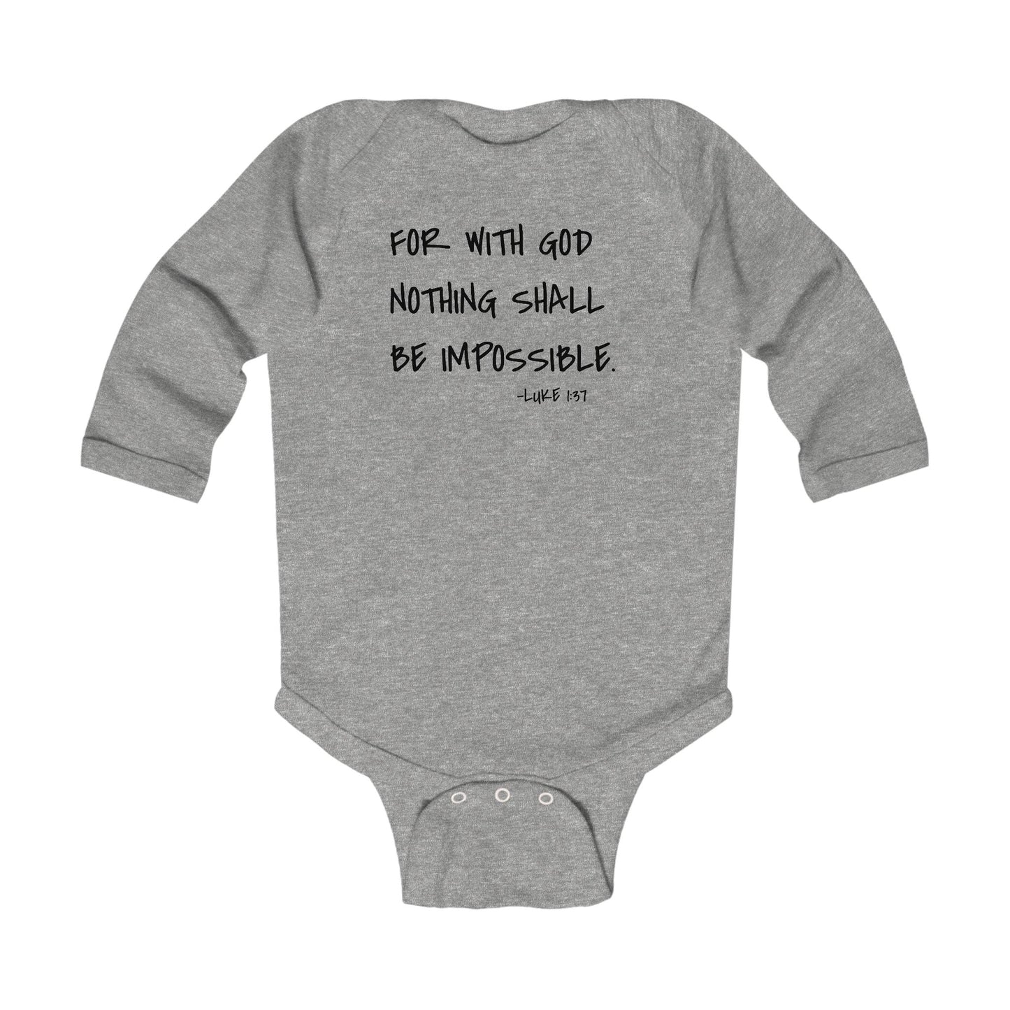 GOD DID - Infant Long Sleeve Onesie