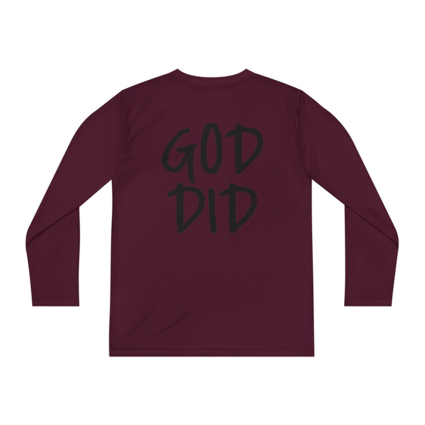 GOD DID - Youth Long Sleeve T-Shirt