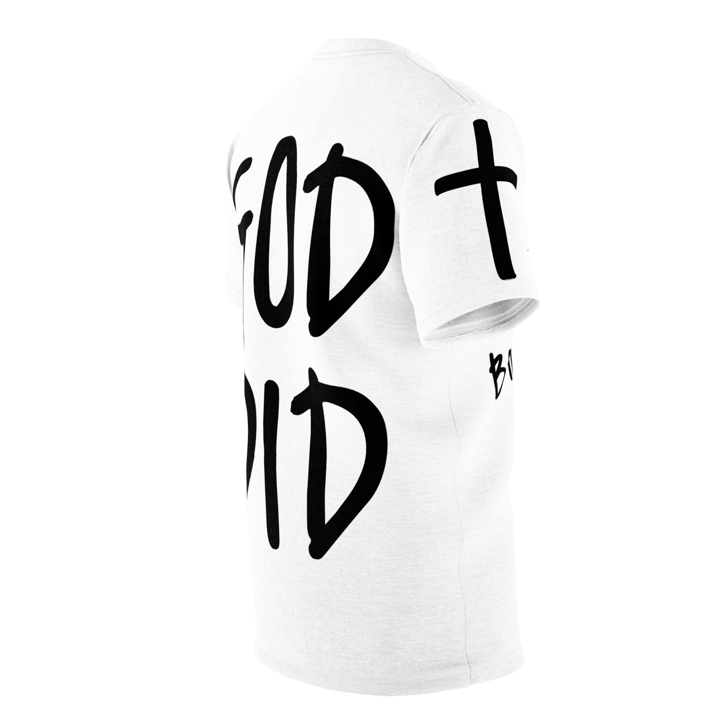 GOD DID - Large Print Faith Based Statement T-Shirt