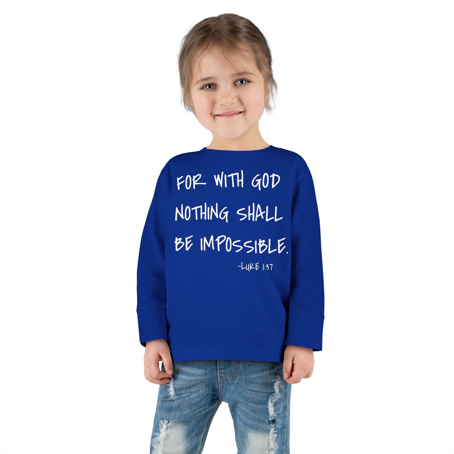 GOD DID - Toddler Long Sleeve T-Shirt