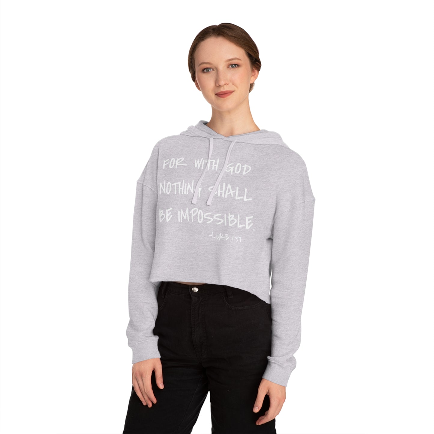 GOD DID - Women’s Cropped Hoodie