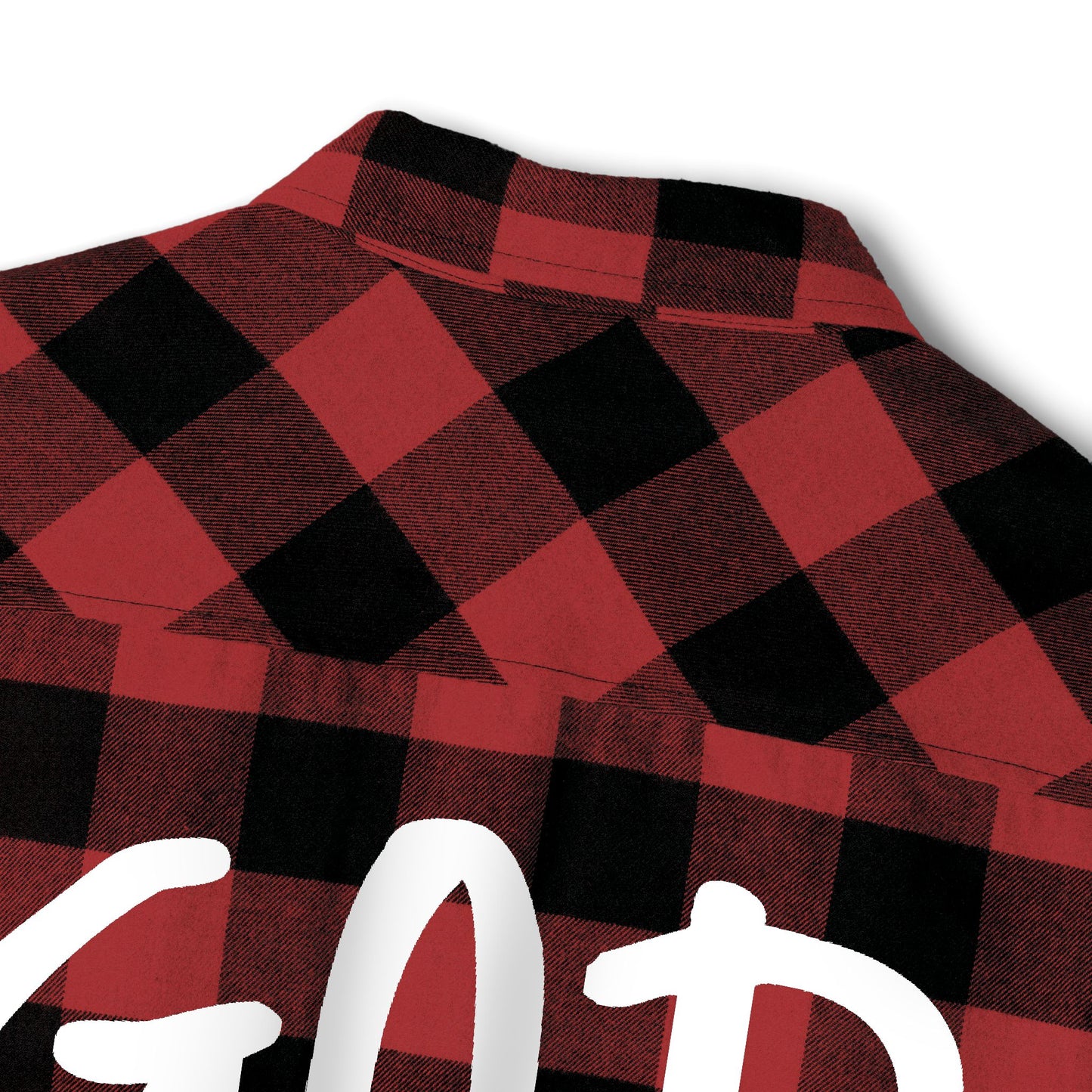 GOD DID - Flannel Faith Based Shirt