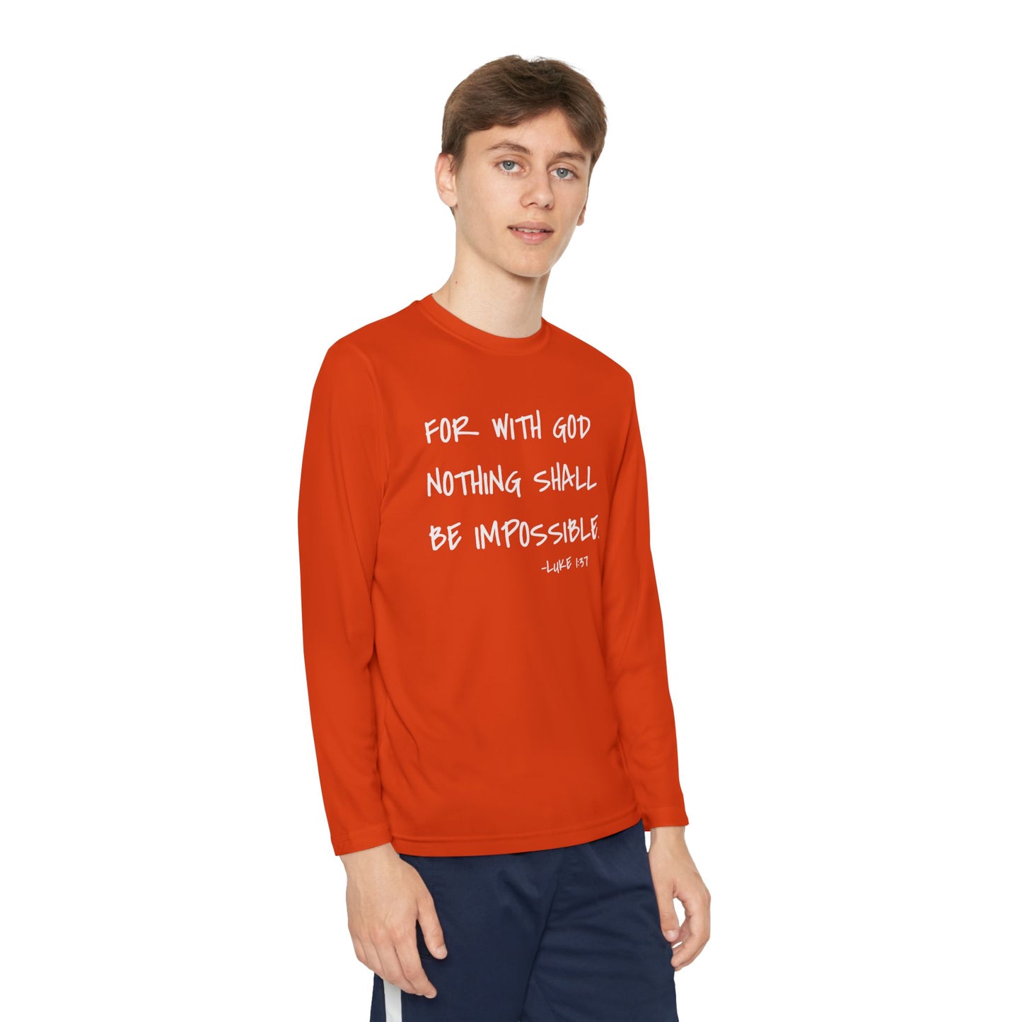 GOD DID - Youth Long Sleeve T-Shirt