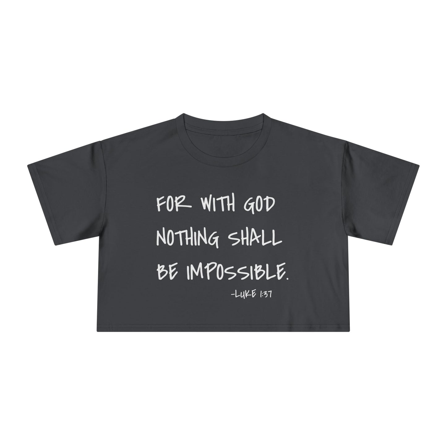 GOD DID - Women's Crop Tee